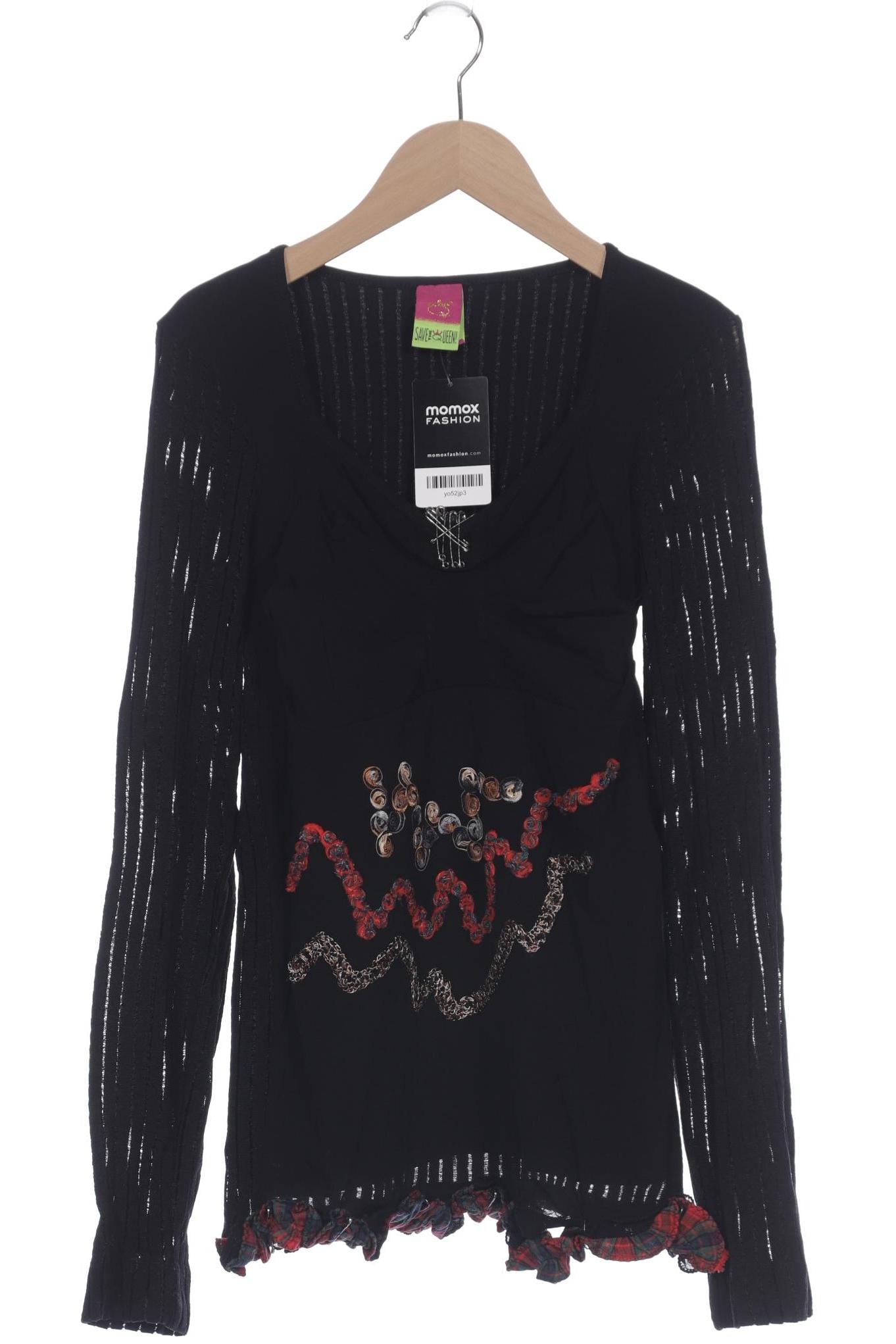 

Save THE Queen! Damen Langarmshirt, schwarz, Gr. 44