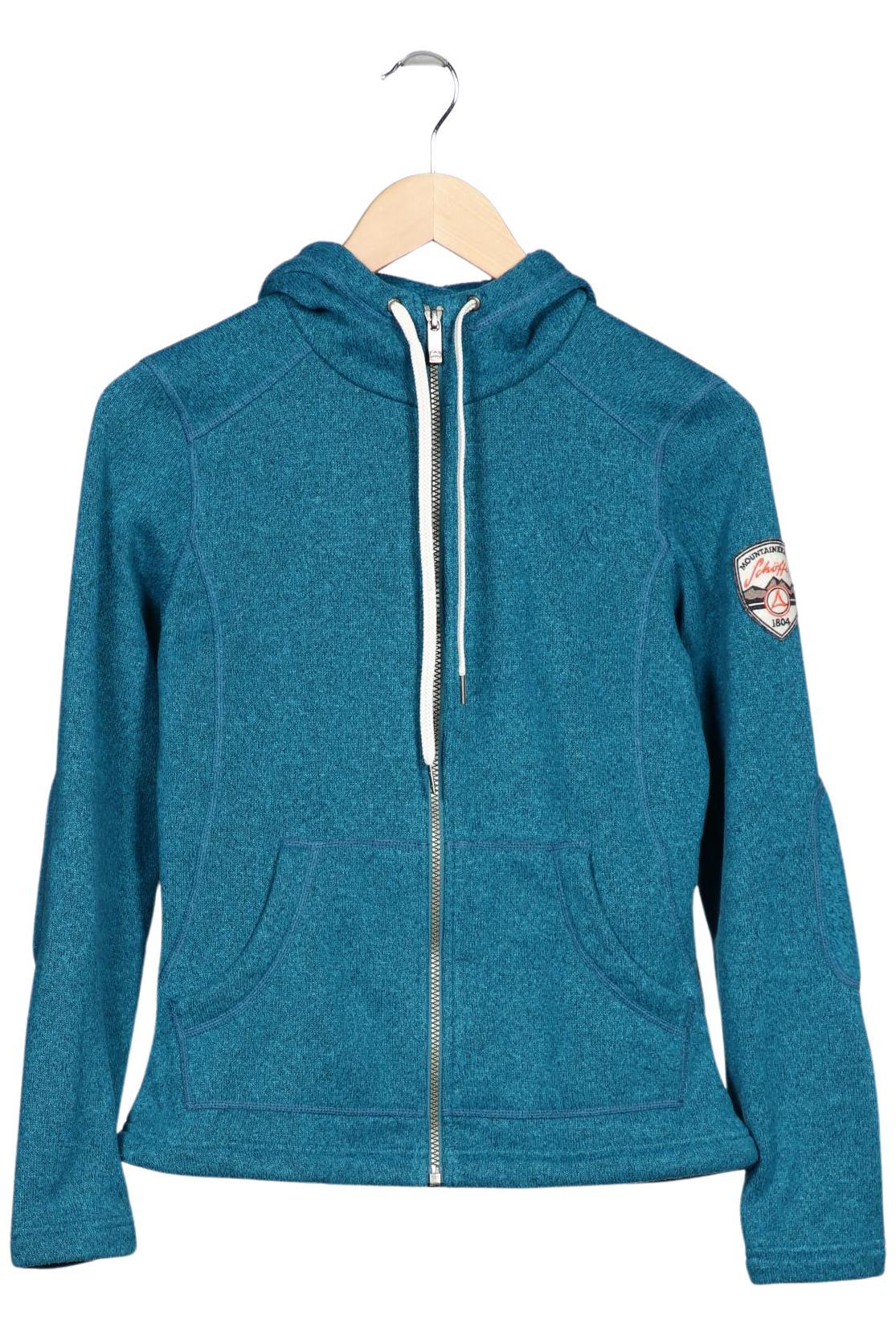 

Schöffel Damen Kapuzenpullover, türkis, Gr. 36