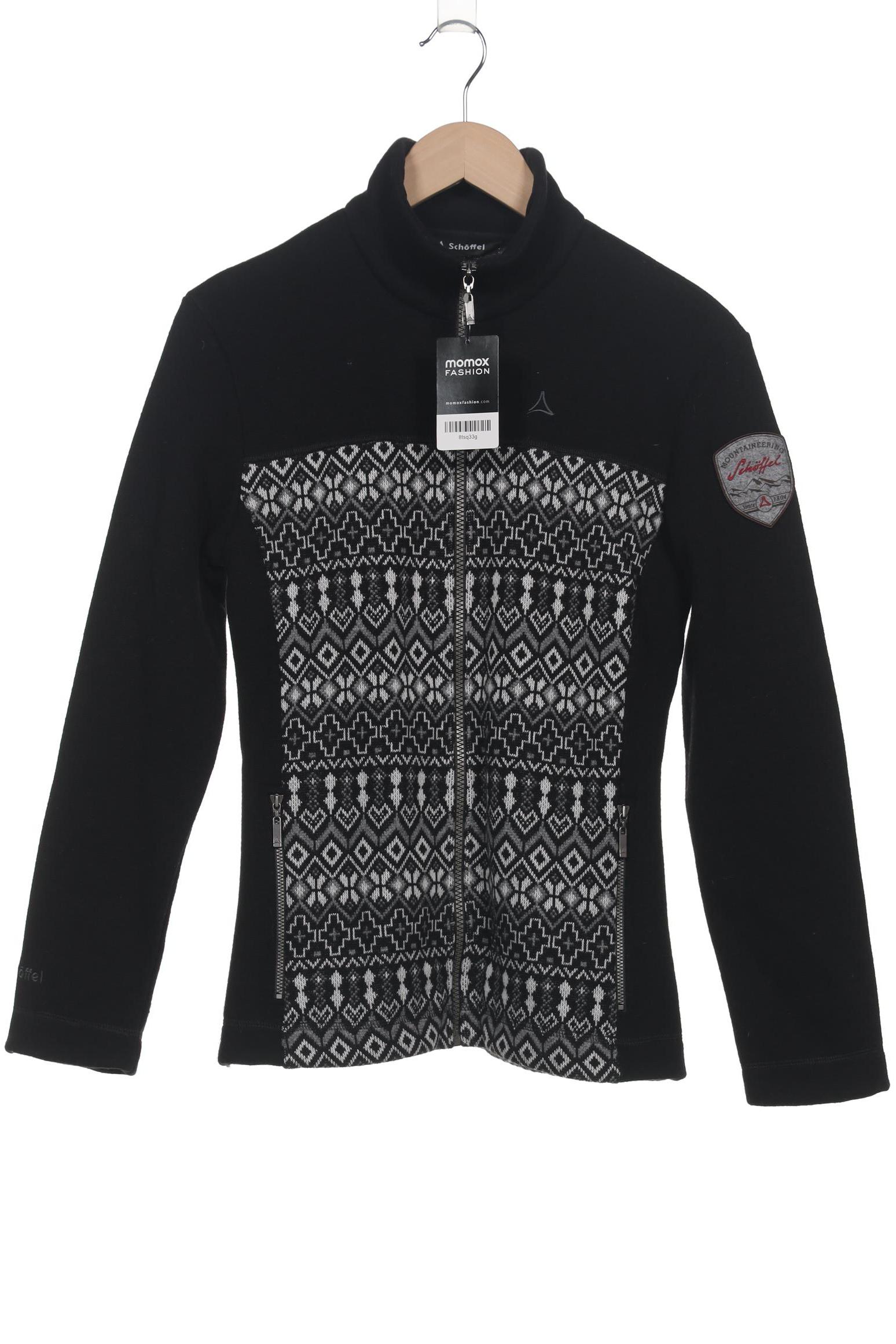 

Schöffel Damen Strickjacke, schwarz, Gr. 38