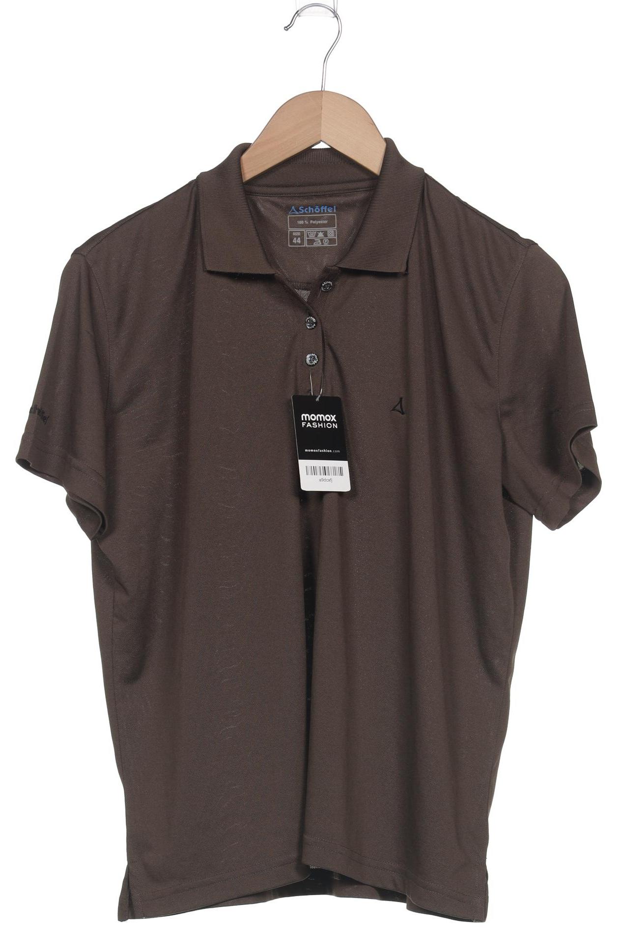 

Schöffel Damen Poloshirt, braun, Gr. 44
