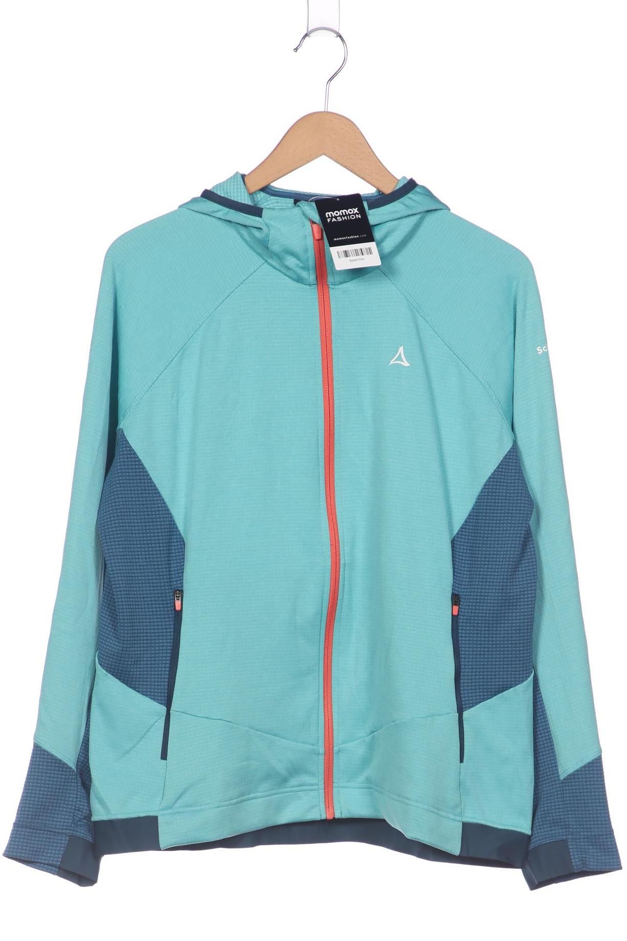 

Schöffel Damen Kapuzenpullover, türkis, Gr. 48