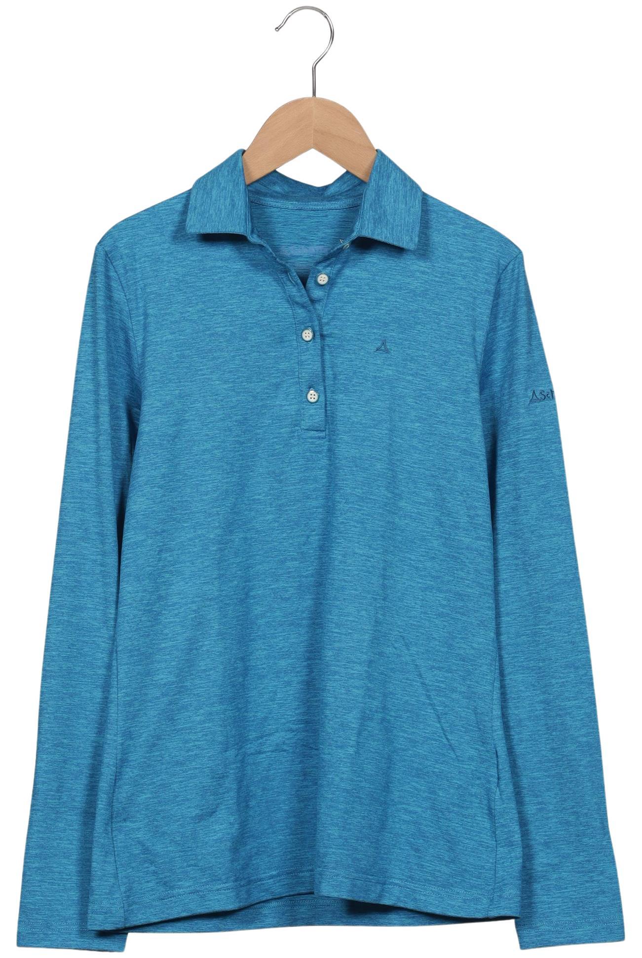 

Schöffel Damen Poloshirt, blau, Gr. 38