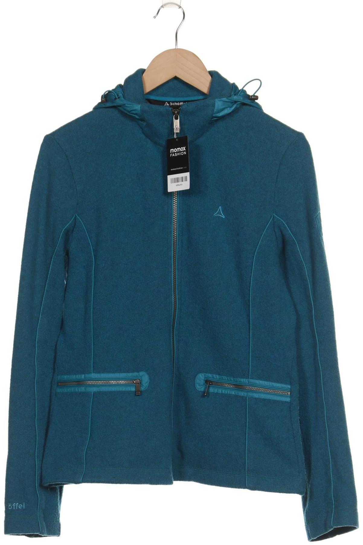 

Schöffel Damen Kapuzenpullover, türkis, Gr. 40