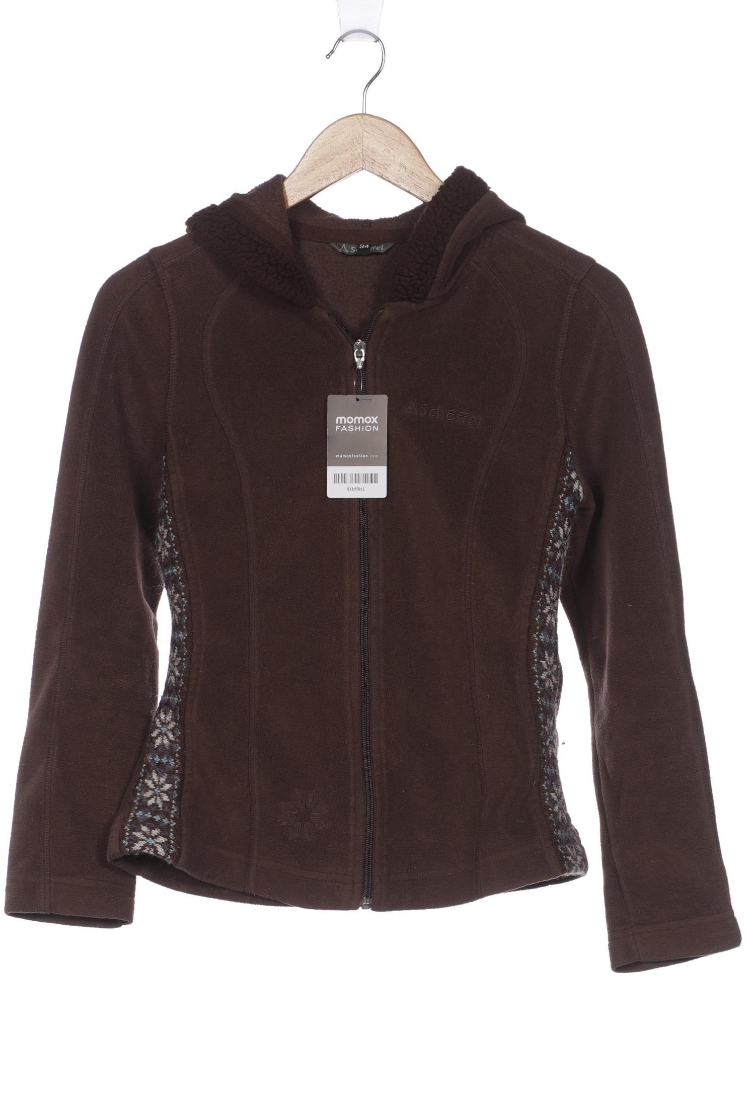 

Schöffel Damen Kapuzenpullover, braun, Gr. 34