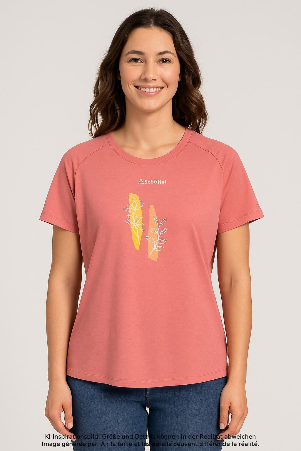 

Schöffel Damen T-Shirt, pink, Gr. 40