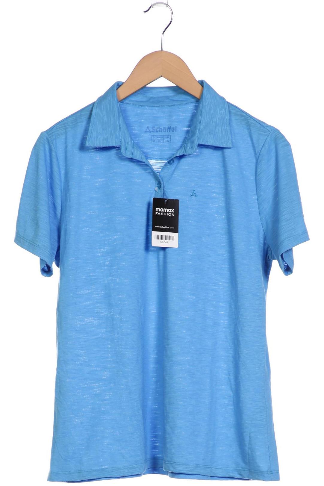 

Schöffel Damen Poloshirt, blau, Gr. 48