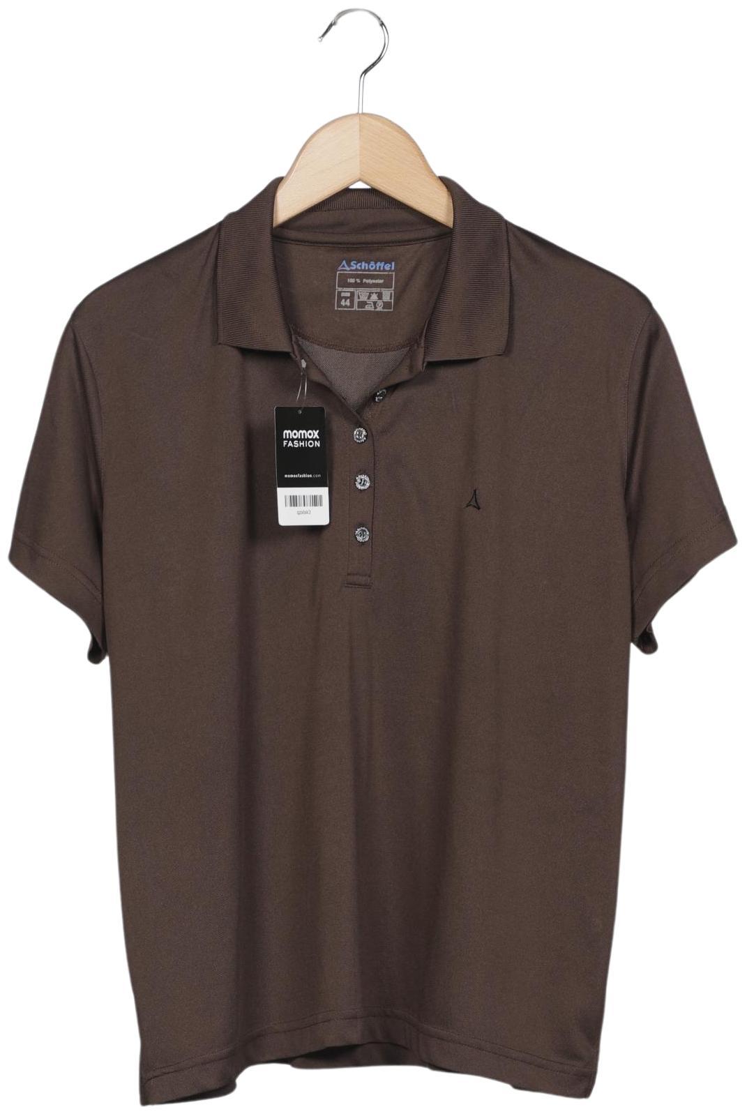 

Schöffel Damen Poloshirt, braun, Gr. 44