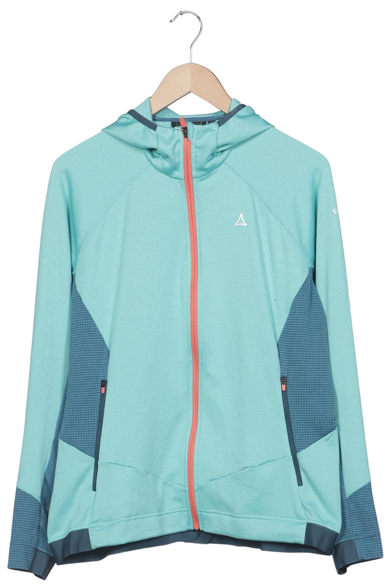 

Schöffel Damen Kapuzenpullover, türkis, Gr. 46