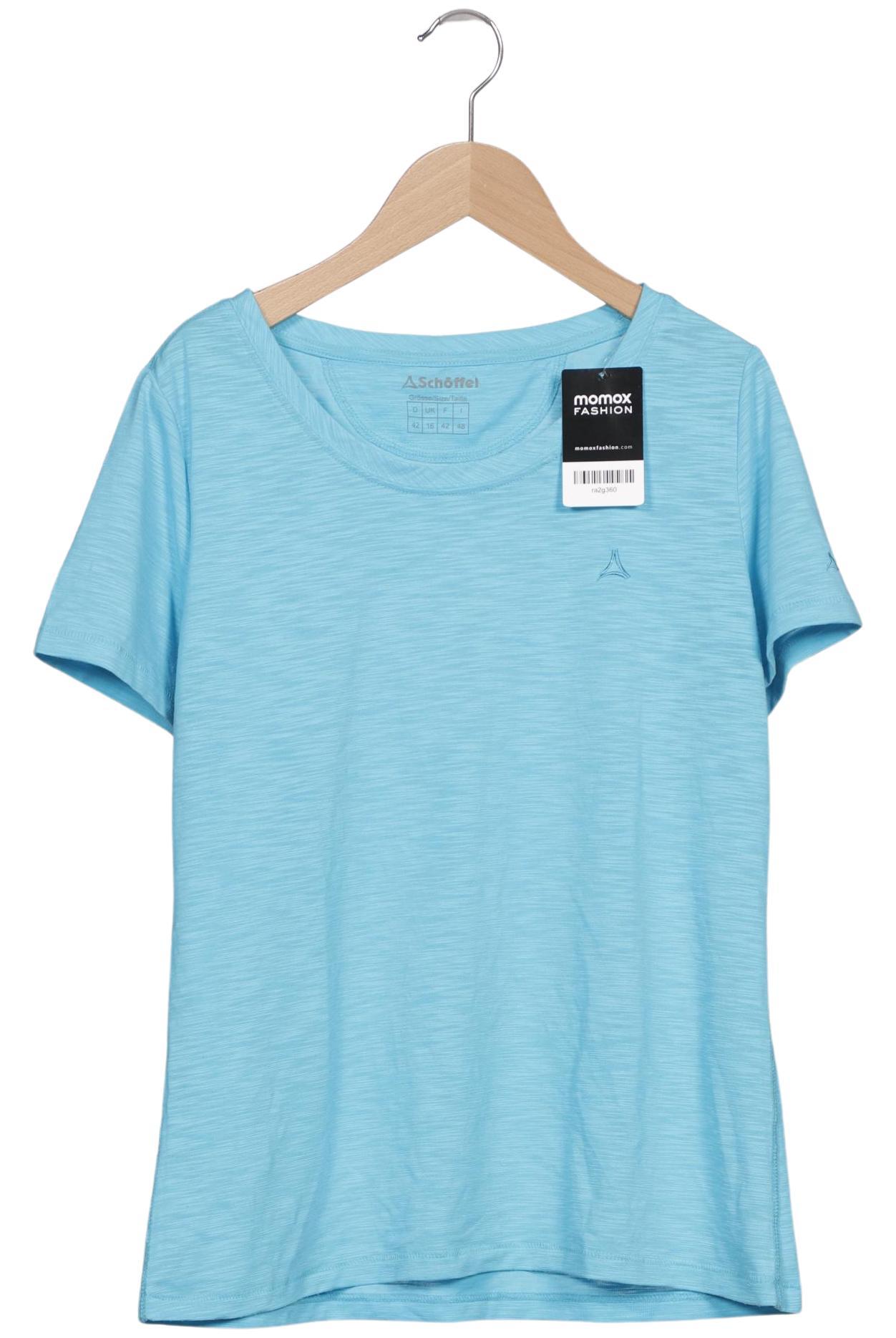

Schöffel Damen T-Shirt, hellblau, Gr. 42