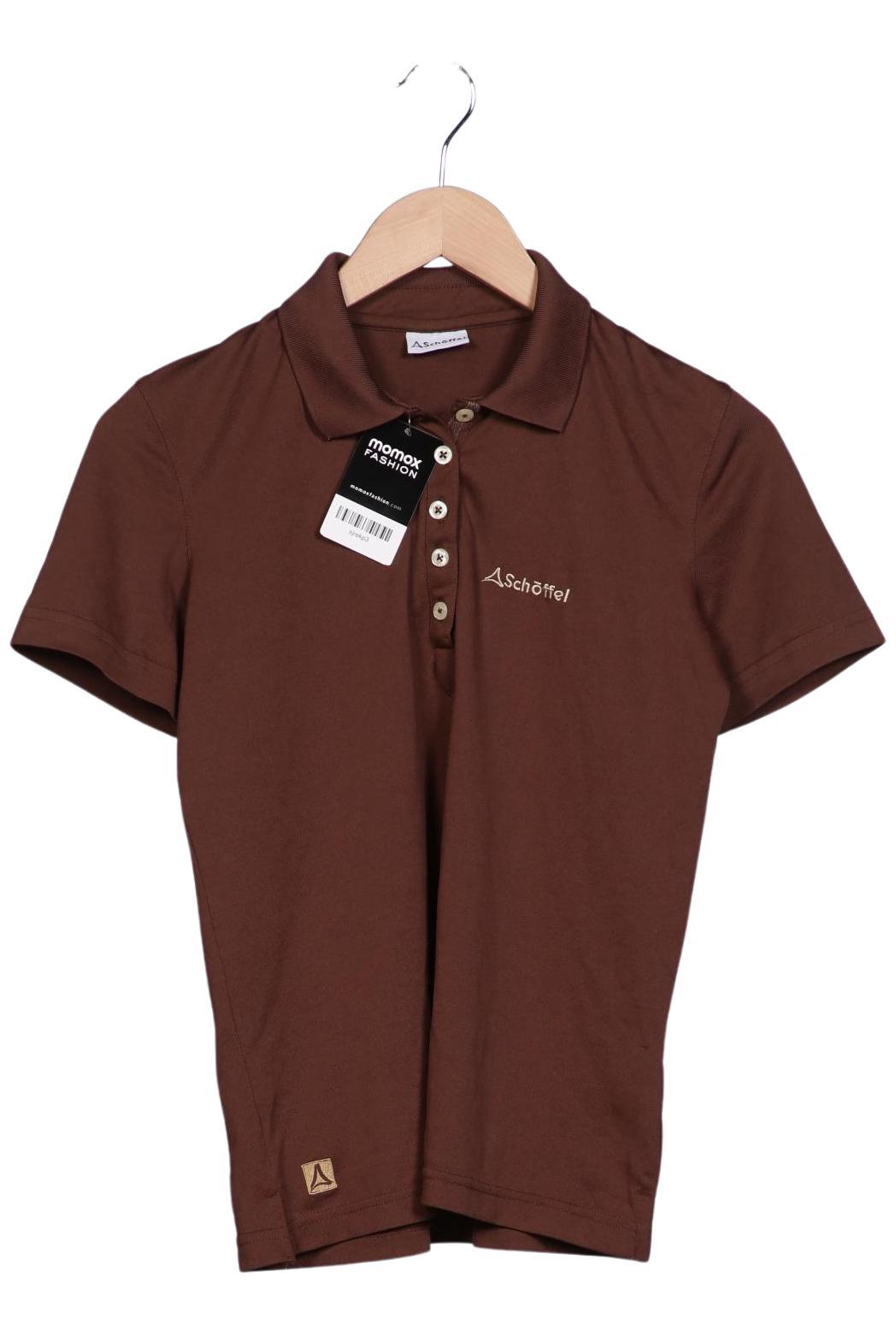 

Schöffel Damen Poloshirt, braun, Gr. 38