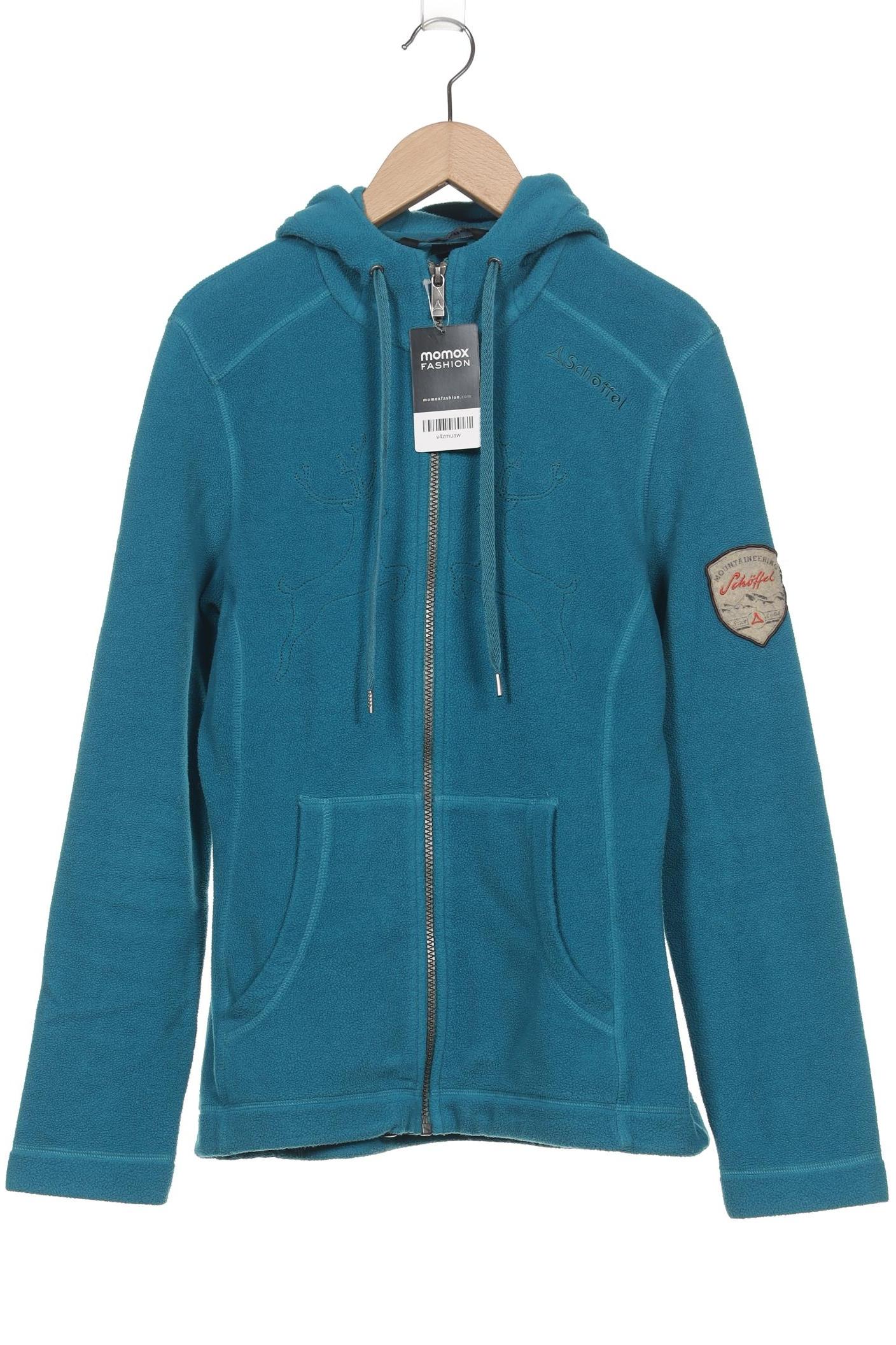 

Schöffel Damen Kapuzenpullover, türkis, Gr. 38