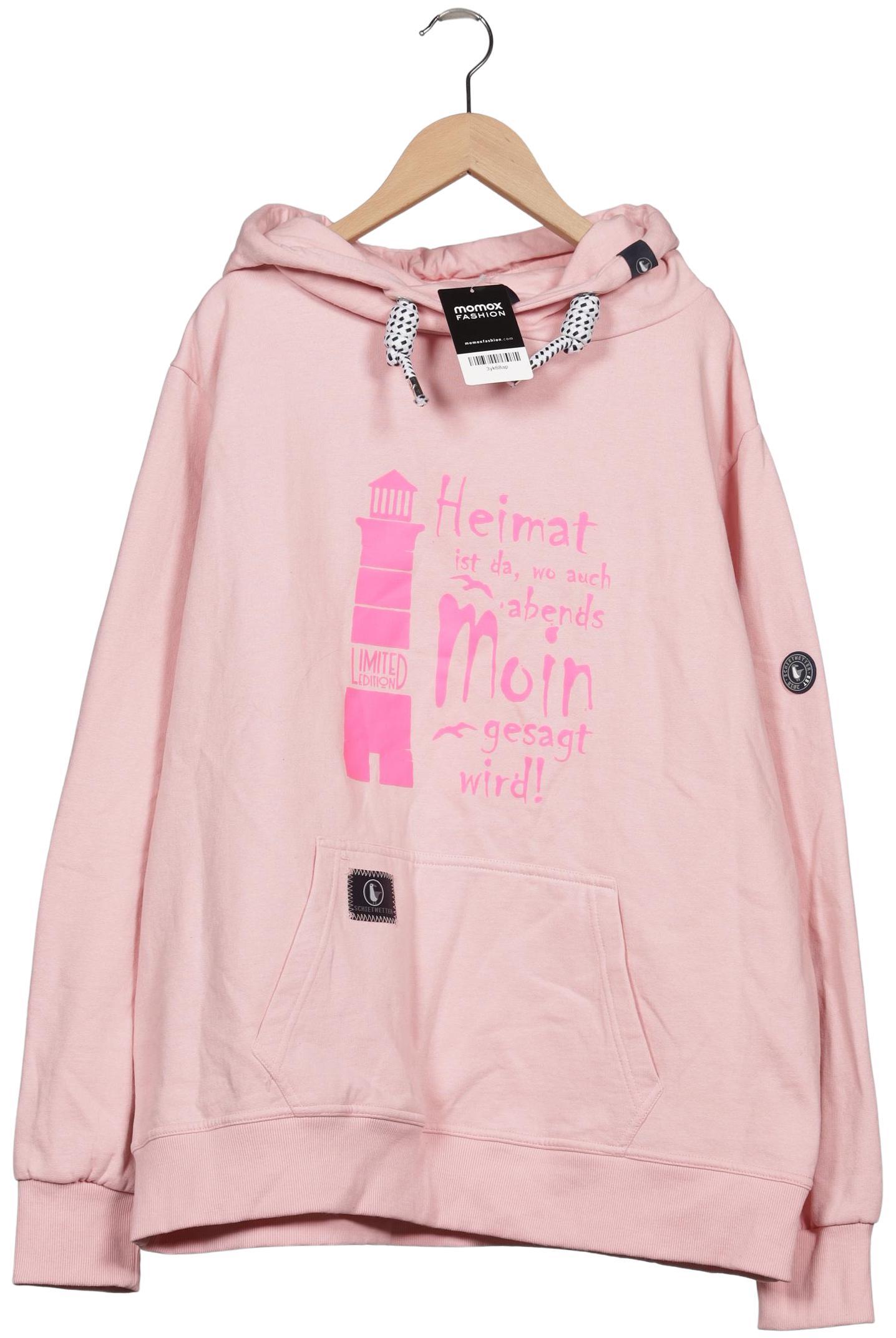 

Schietwetter Damen Kapuzenpullover, pink, Gr. 50