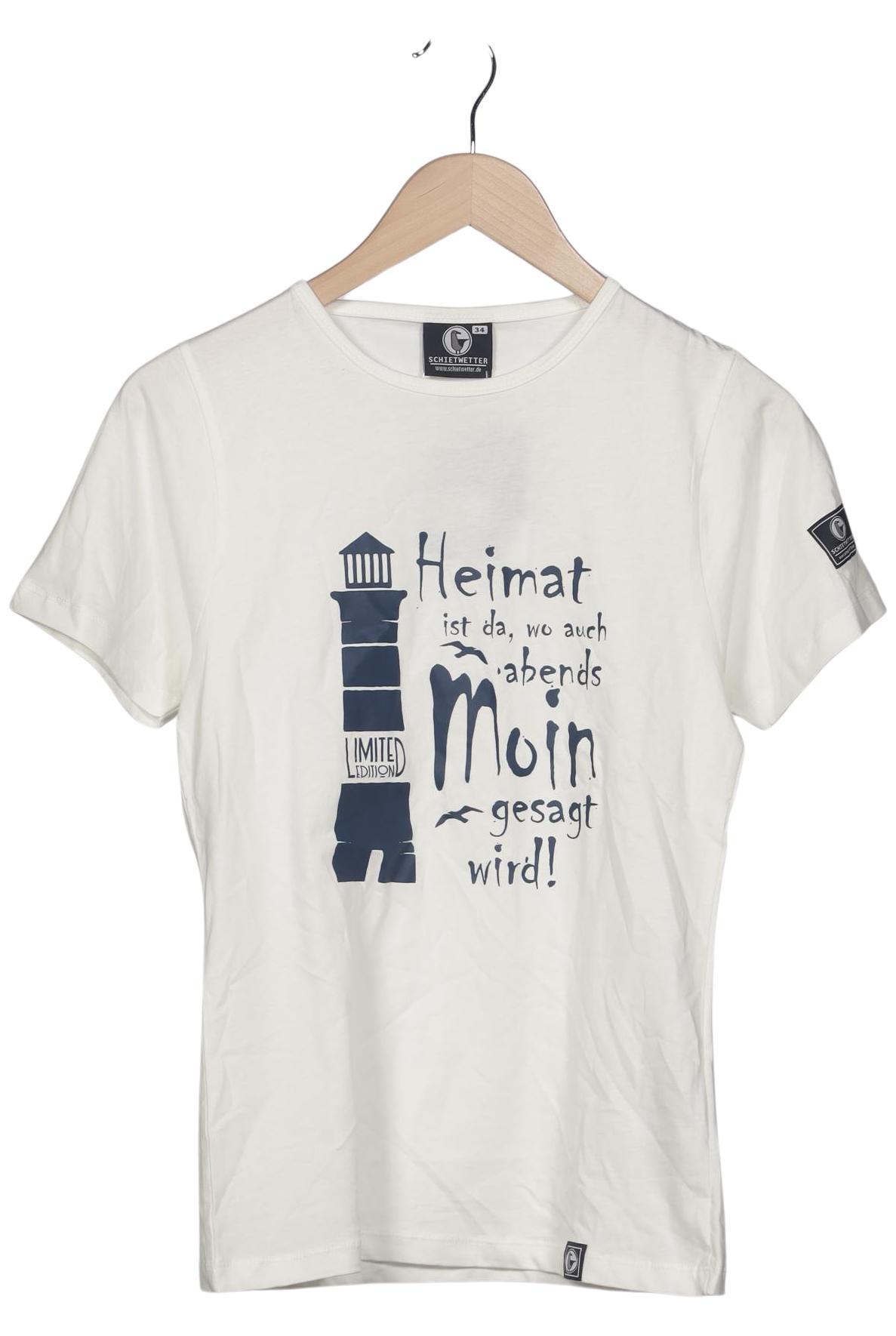 

Schietwetter Damen T-Shirt, cremeweiß, Gr. 34