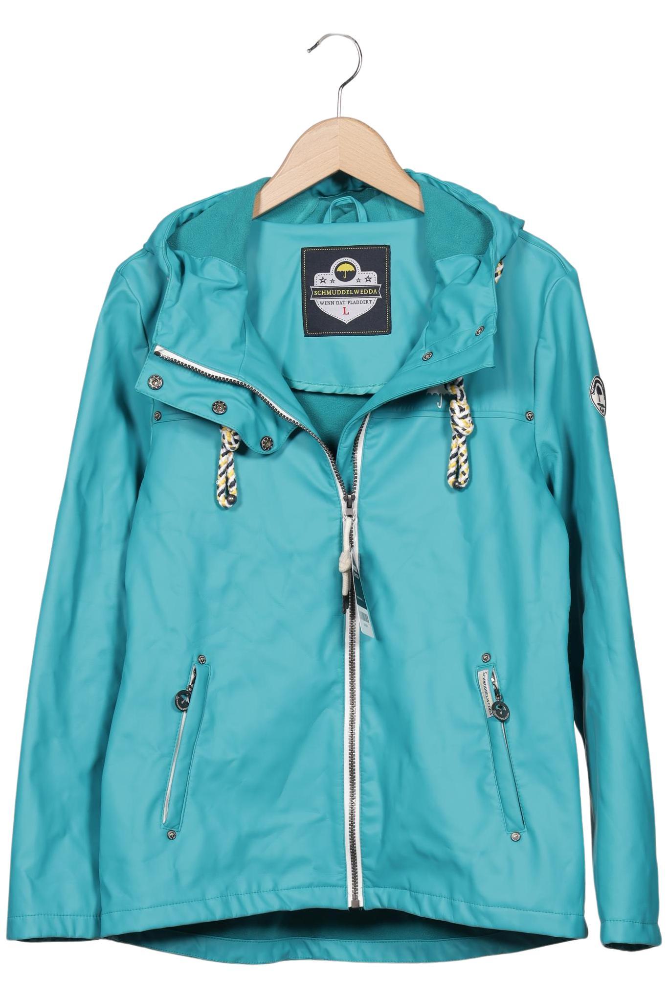 

Schmuddelwedda Damen Jacke, türkis, Gr. 42