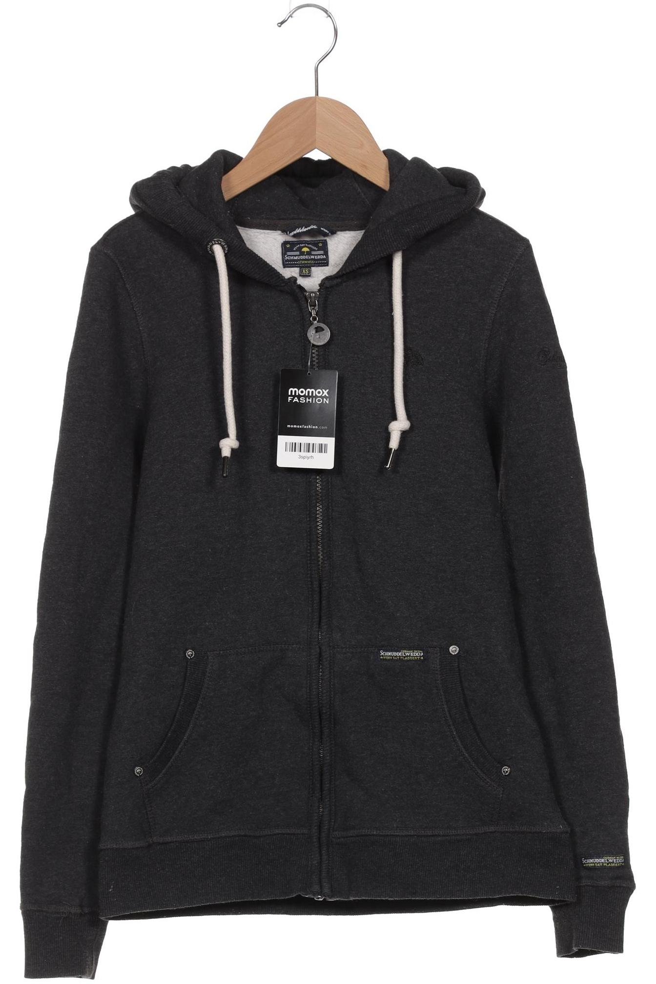 

Schmuddelwedda Damen Kapuzenpullover, grau, Gr. 34