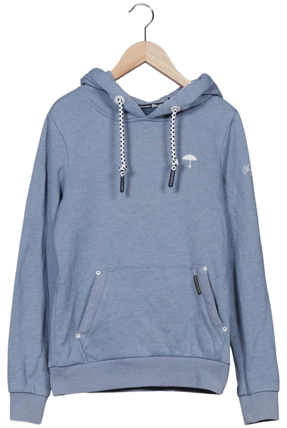 

Schmuddelwedda Damen Kapuzenpullover, blau, Gr. 34