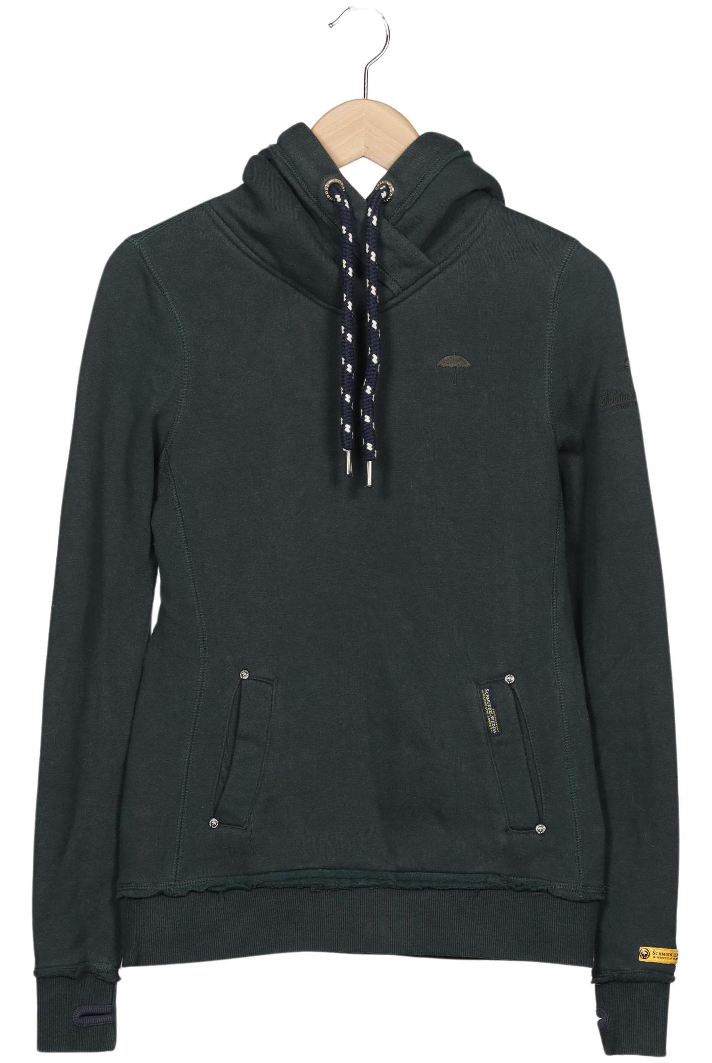 

Schmuddelwedda Damen Kapuzenpullover, grün, Gr. 36