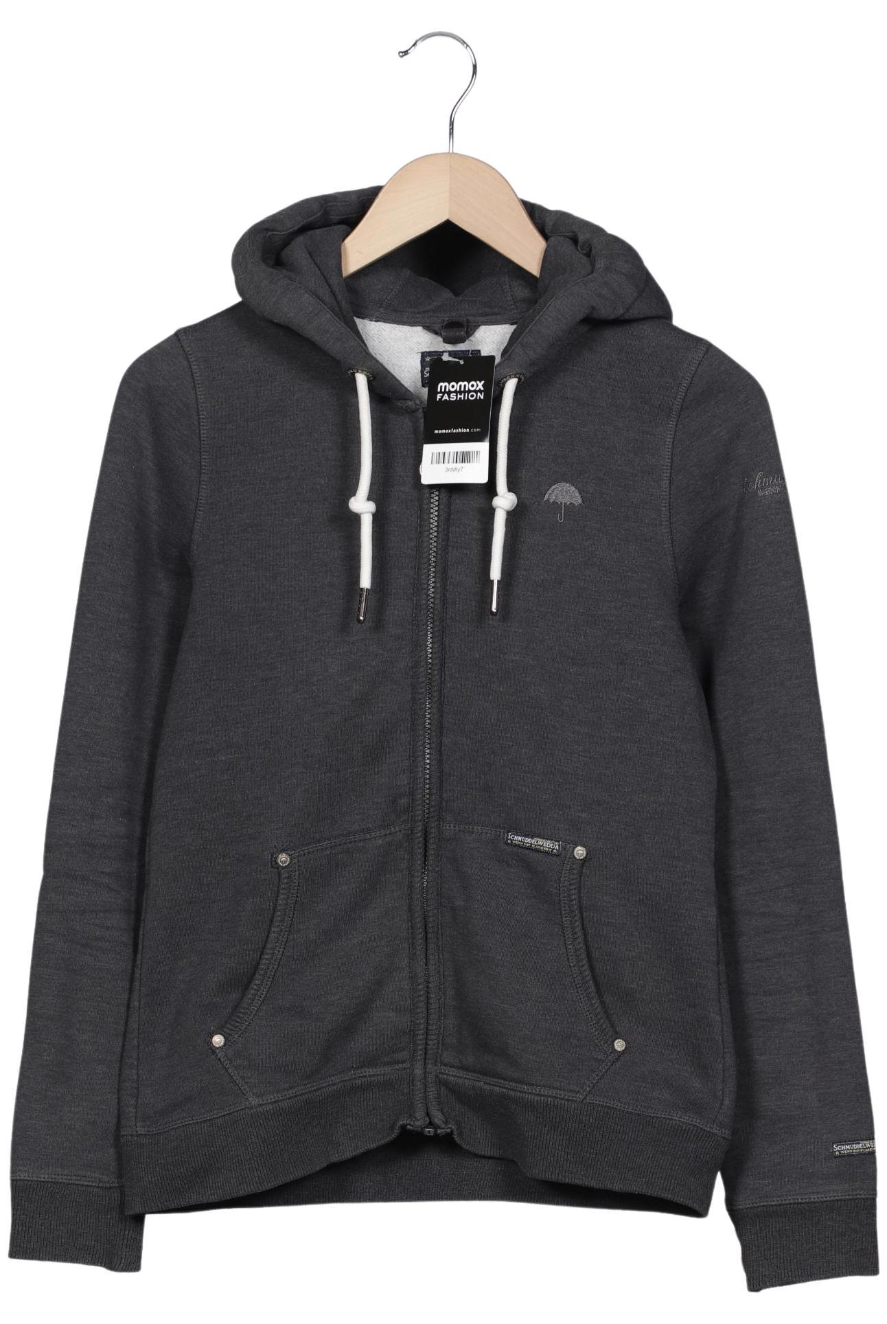 

Schmuddelwedda Damen Kapuzenpullover, grau, Gr. 38