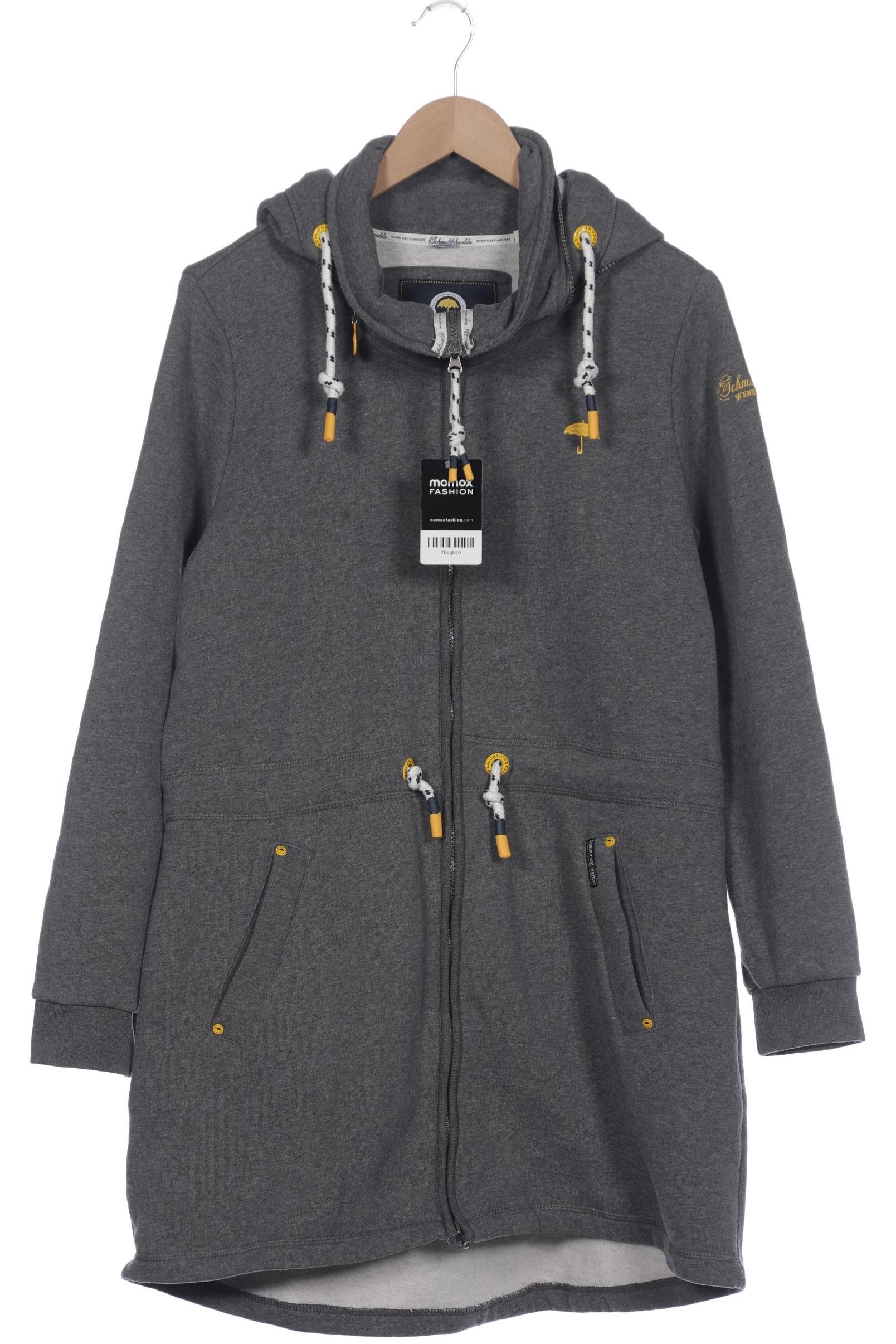 

Schmuddelwedda Damen Kapuzenpullover, grau, Gr. 44