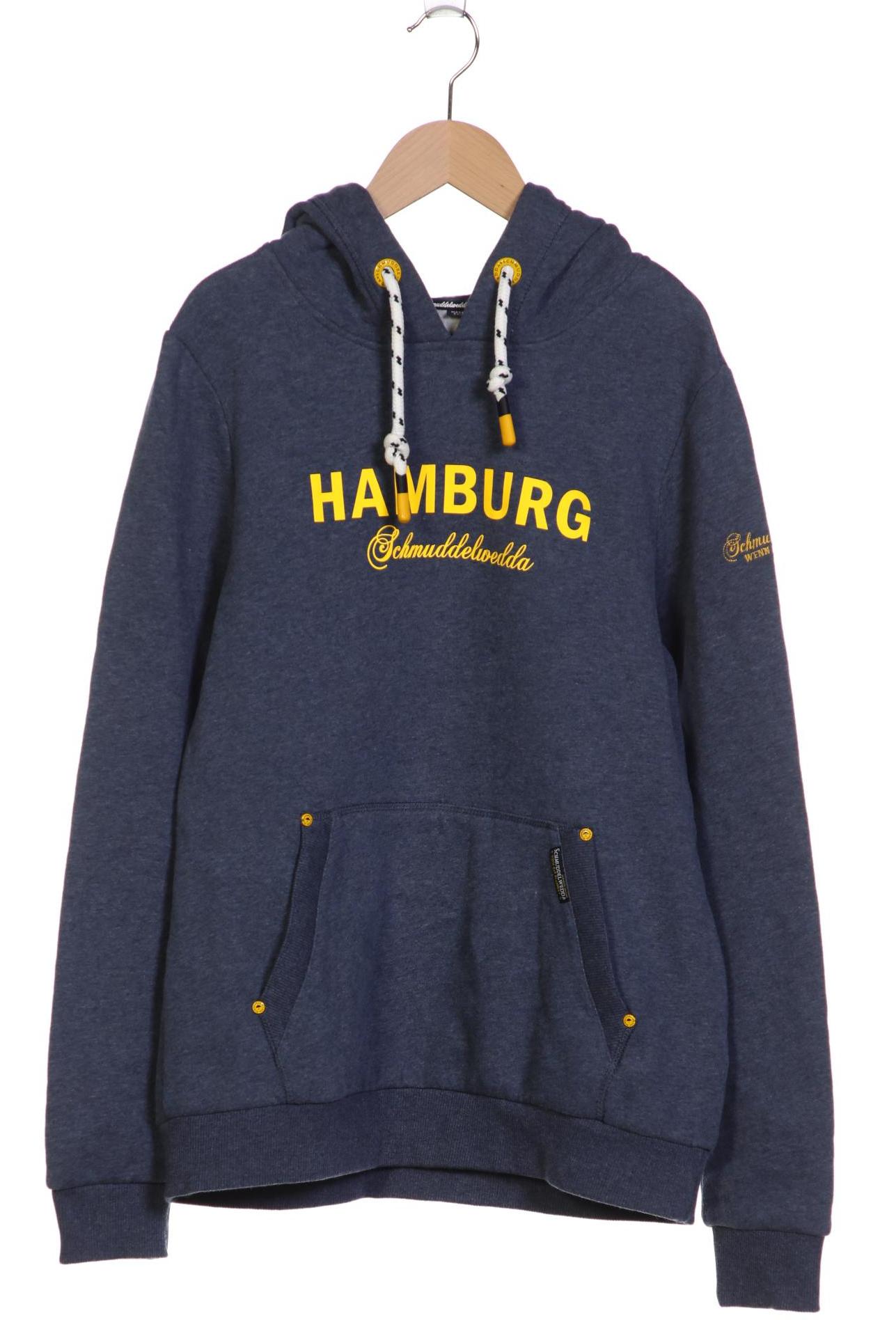 

Schmuddelwedda Damen Kapuzenpullover, blau, Gr. 42