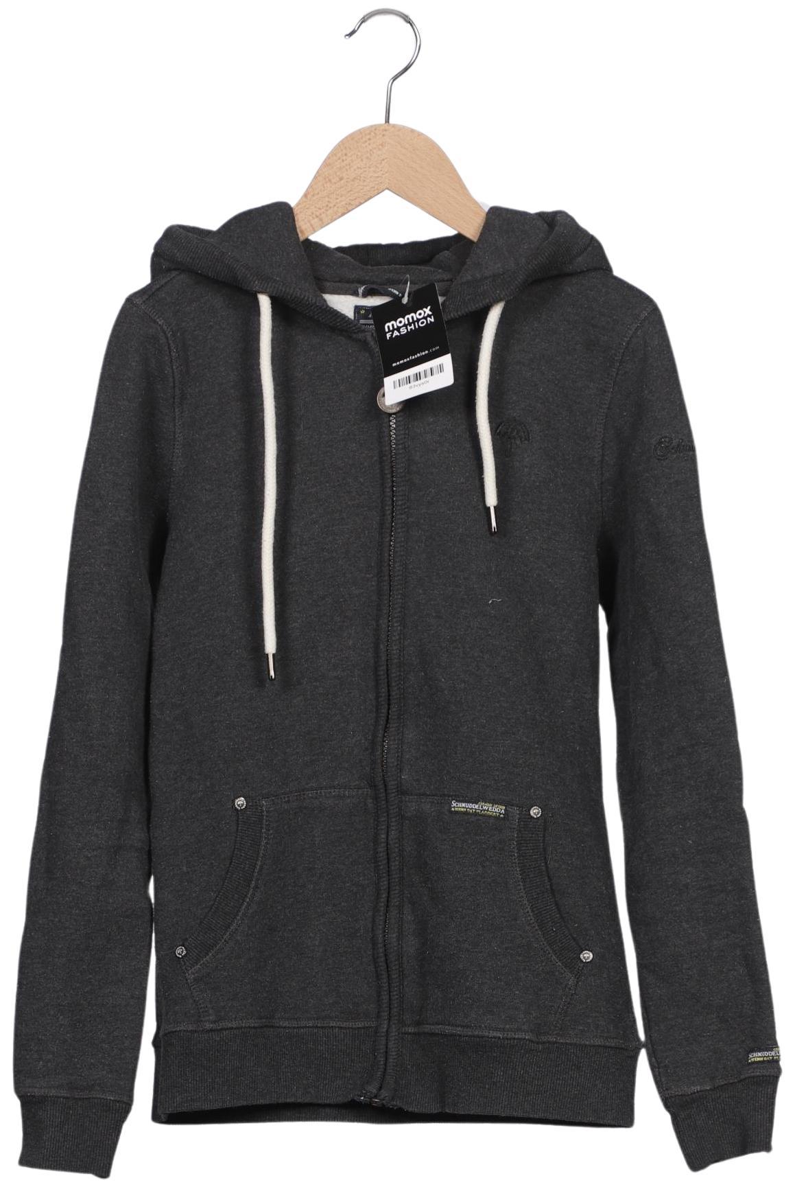 

Schmuddelwedda Damen Kapuzenpullover, grau, Gr. 34