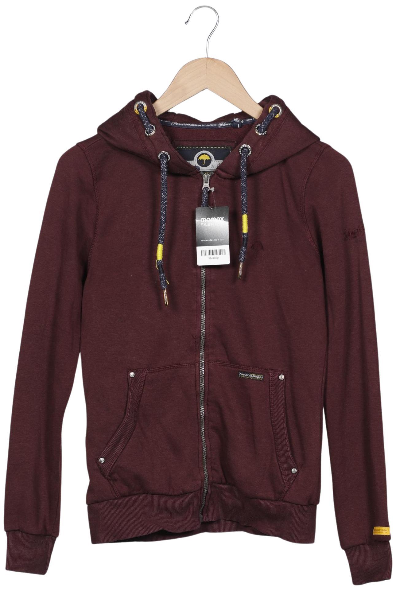 

Schmuddelwedda Damen Kapuzenpullover, bordeaux, Gr. 38