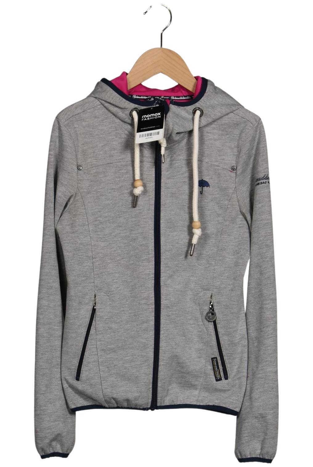 

Schmuddelwedda Damen Kapuzenpullover, grau, Gr. 34