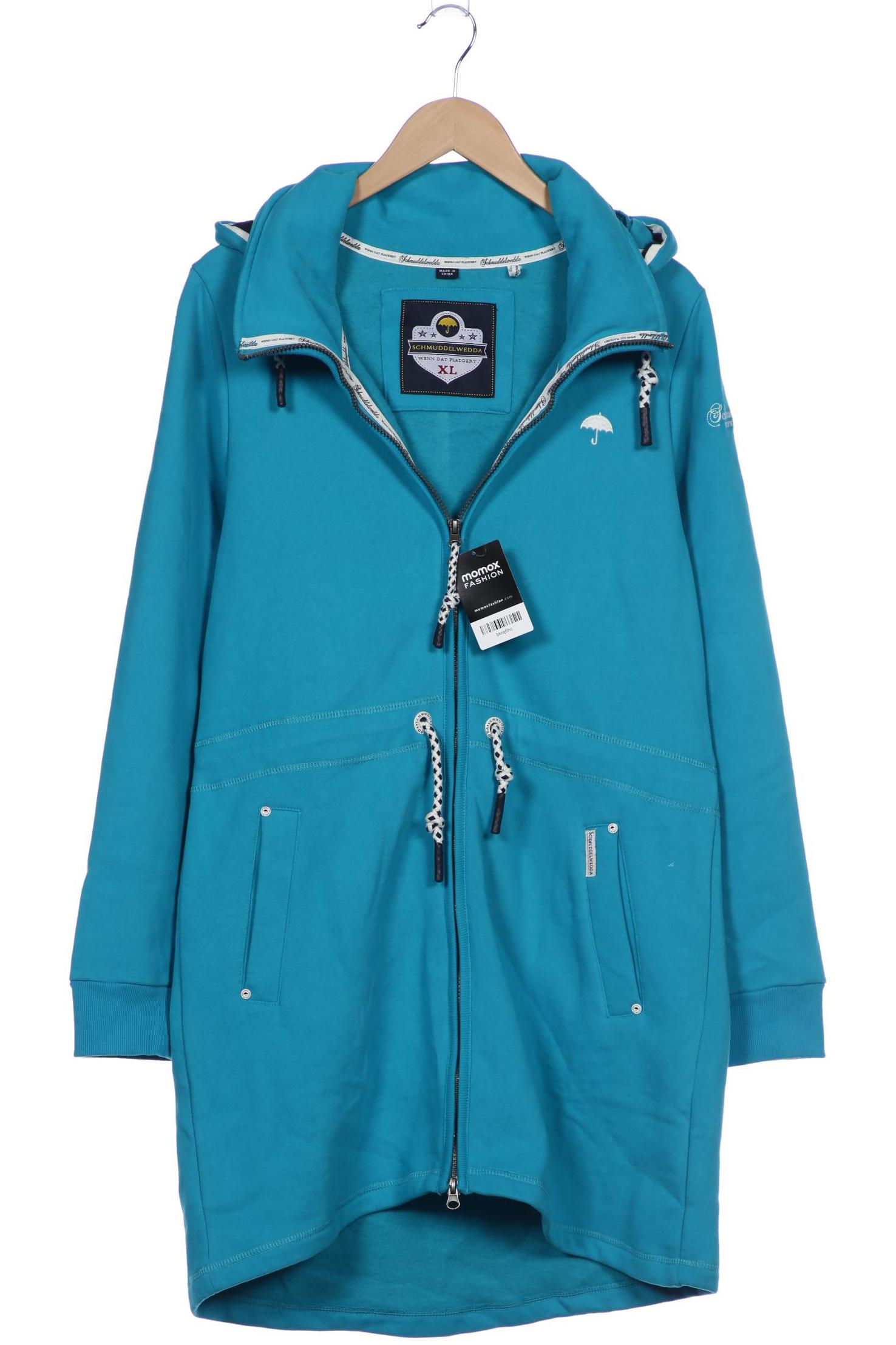 

Schmuddelwedda Damen Kapuzenpullover, blau, Gr. 44