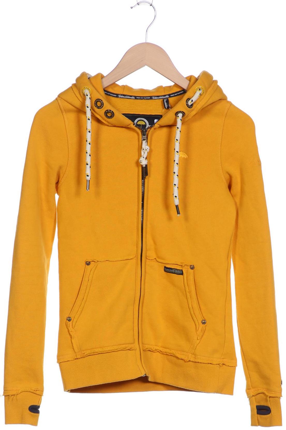 

Schmuddelwedda Damen Kapuzenpullover, gelb, Gr. 34