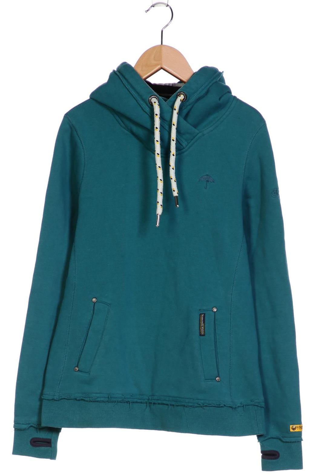 

Schmuddelwedda Damen Kapuzenpullover, türkis, Gr. 38