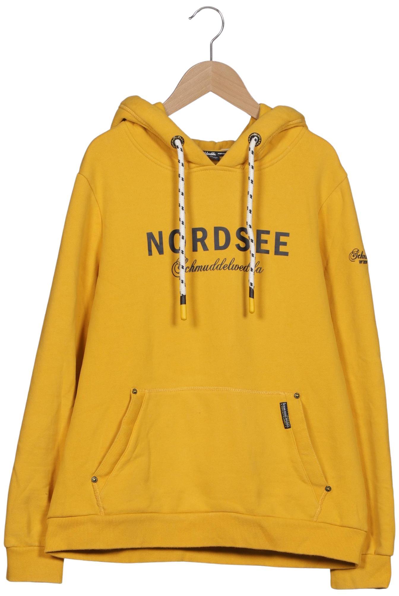 

Schmuddelwedda Damen Kapuzenpullover, gelb, Gr. 42
