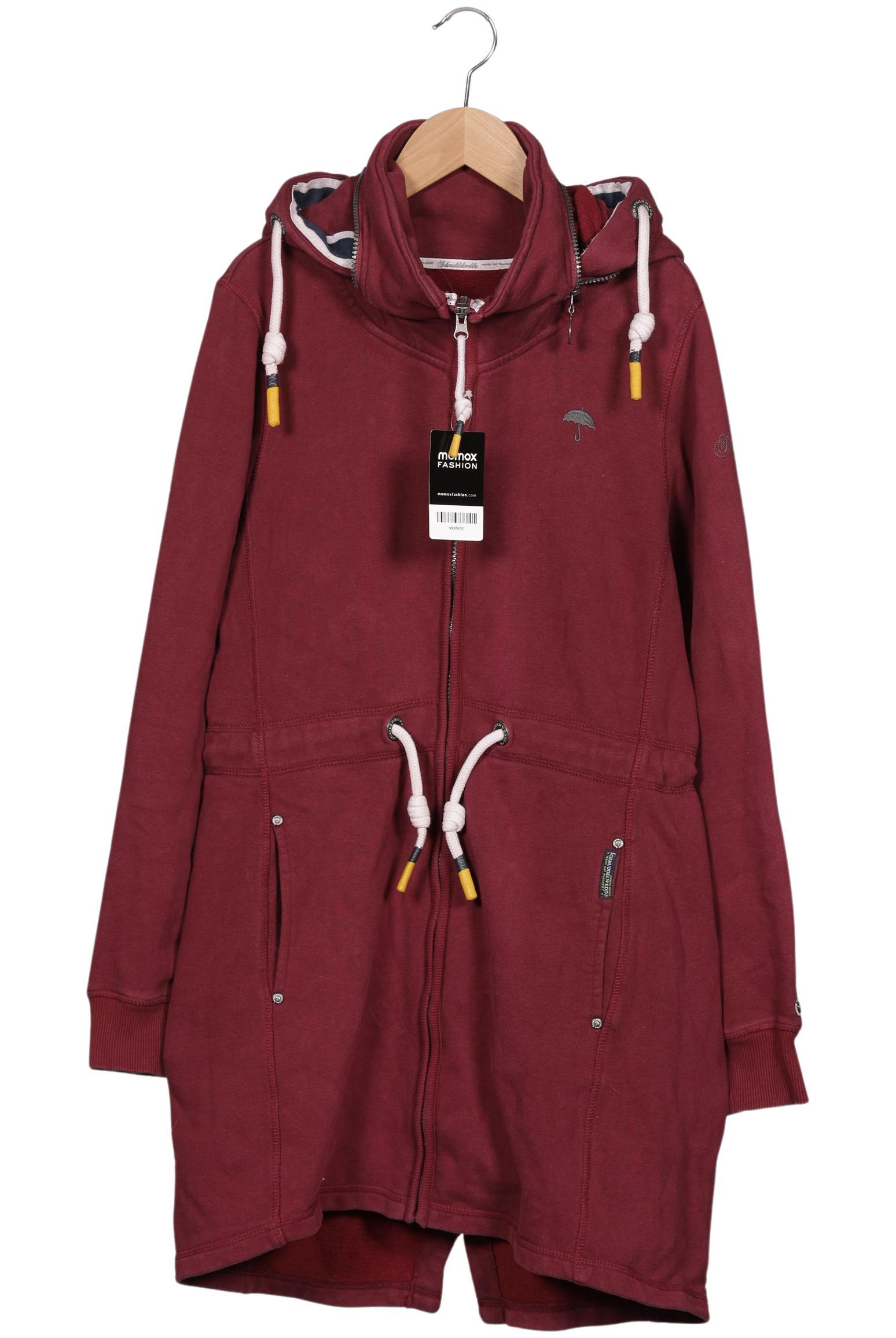

Schmuddelwedda Damen Kapuzenpullover, bordeaux, Gr. 38