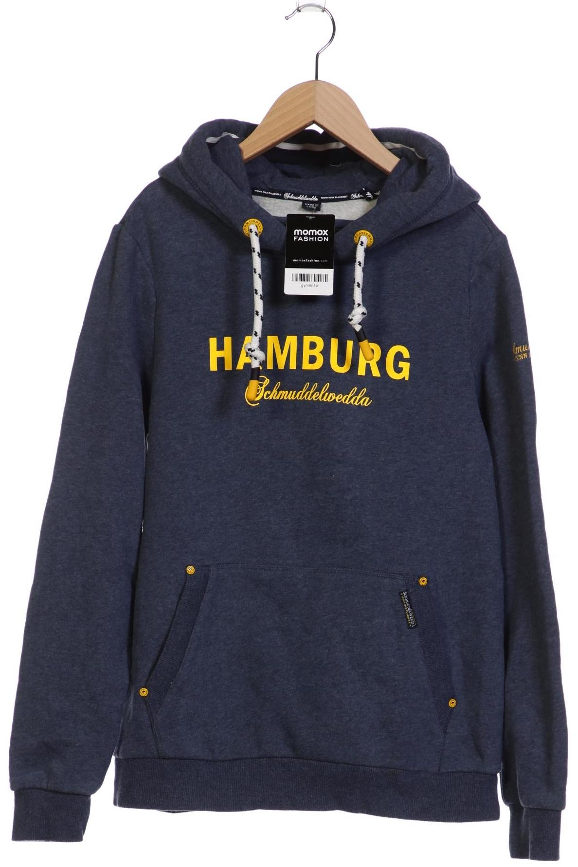 

Schmuddelwedda Damen Kapuzenpullover, blau, Gr. 42