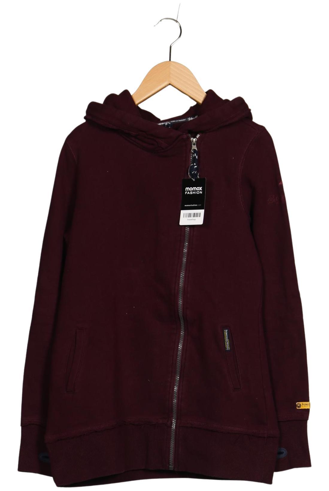 

Schmuddelwedda Damen Kapuzenpullover, bordeaux, Gr. 36