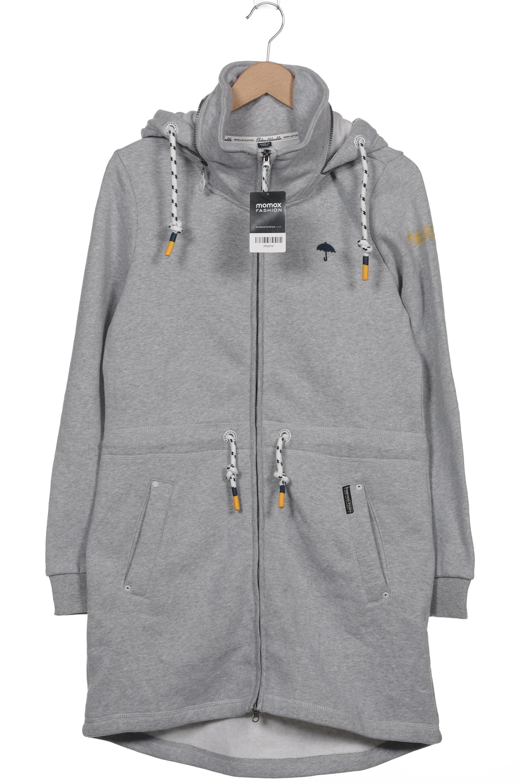 

Schmuddelwedda Damen Kapuzenpullover, grau, Gr. 38