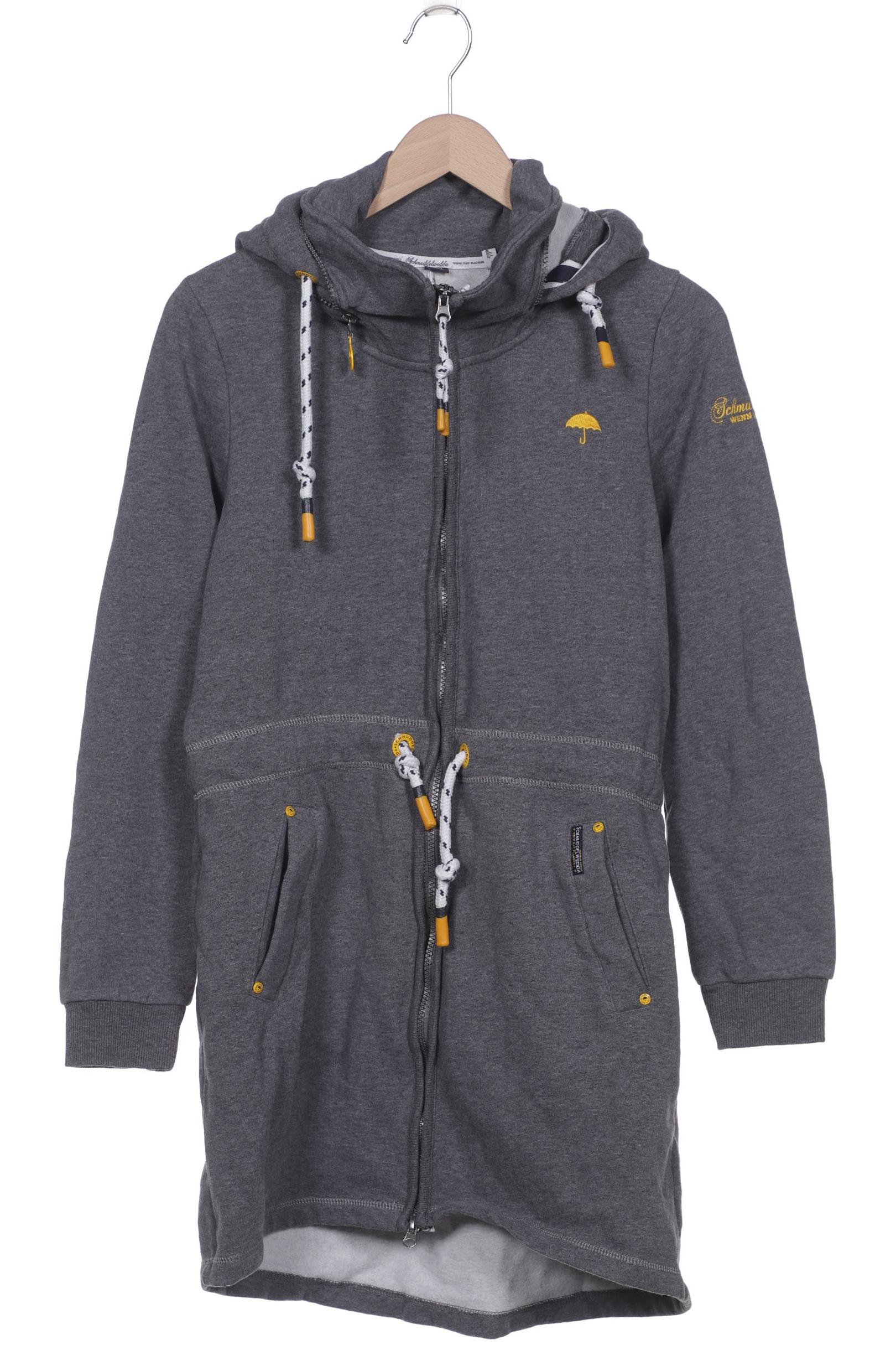 

schmuddelwedda Damen Kapuzenpullover, grau
