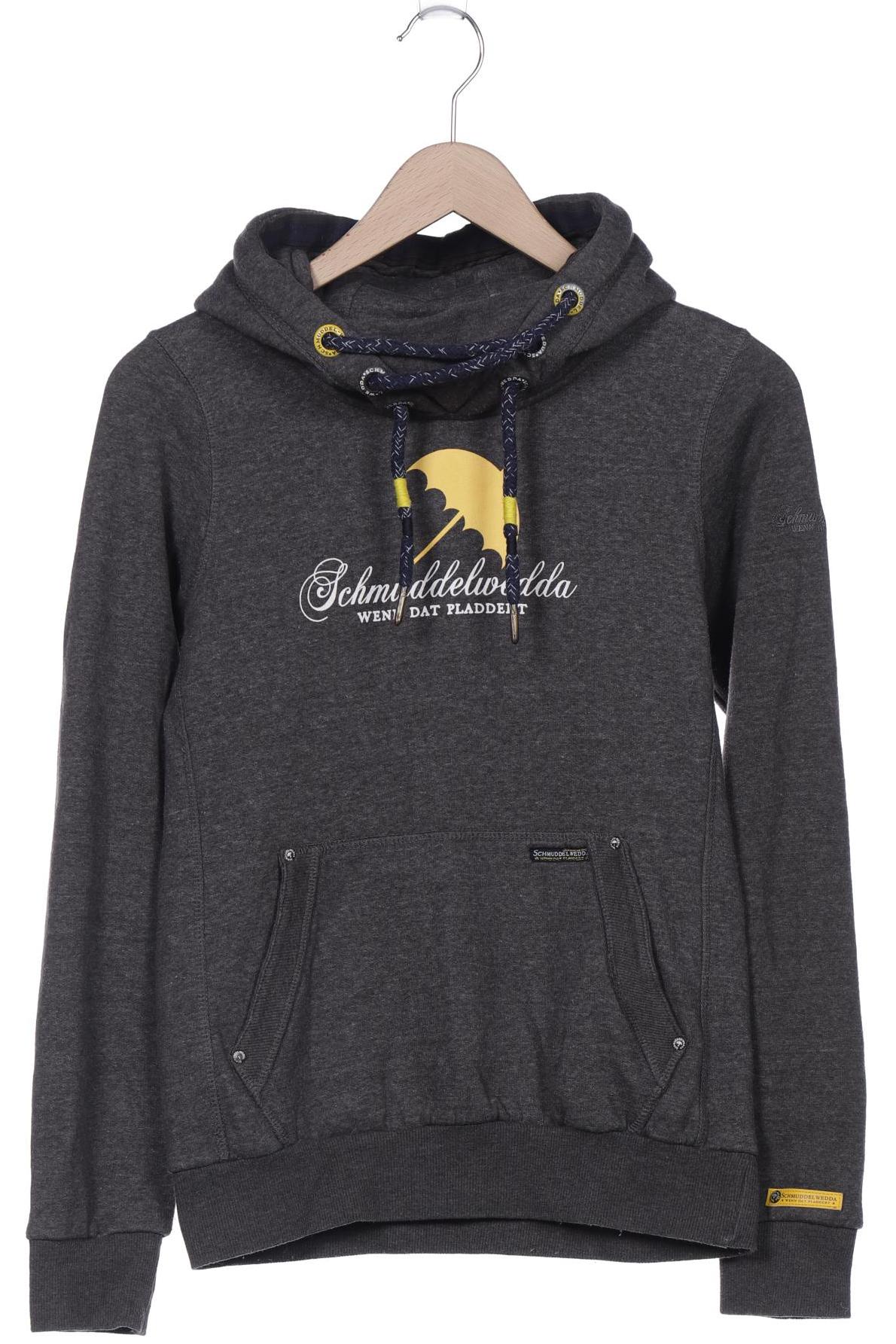 

Schmuddelwedda Damen Kapuzenpullover, grau, Gr. 36