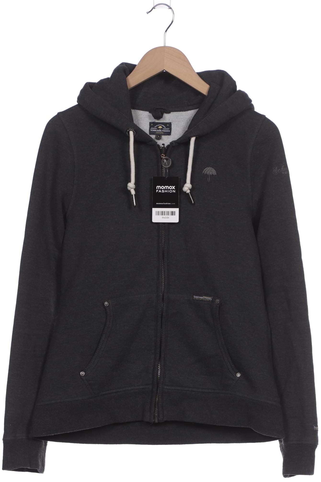 

Schmuddelwedda Damen Kapuzenpullover, grau, Gr. 42