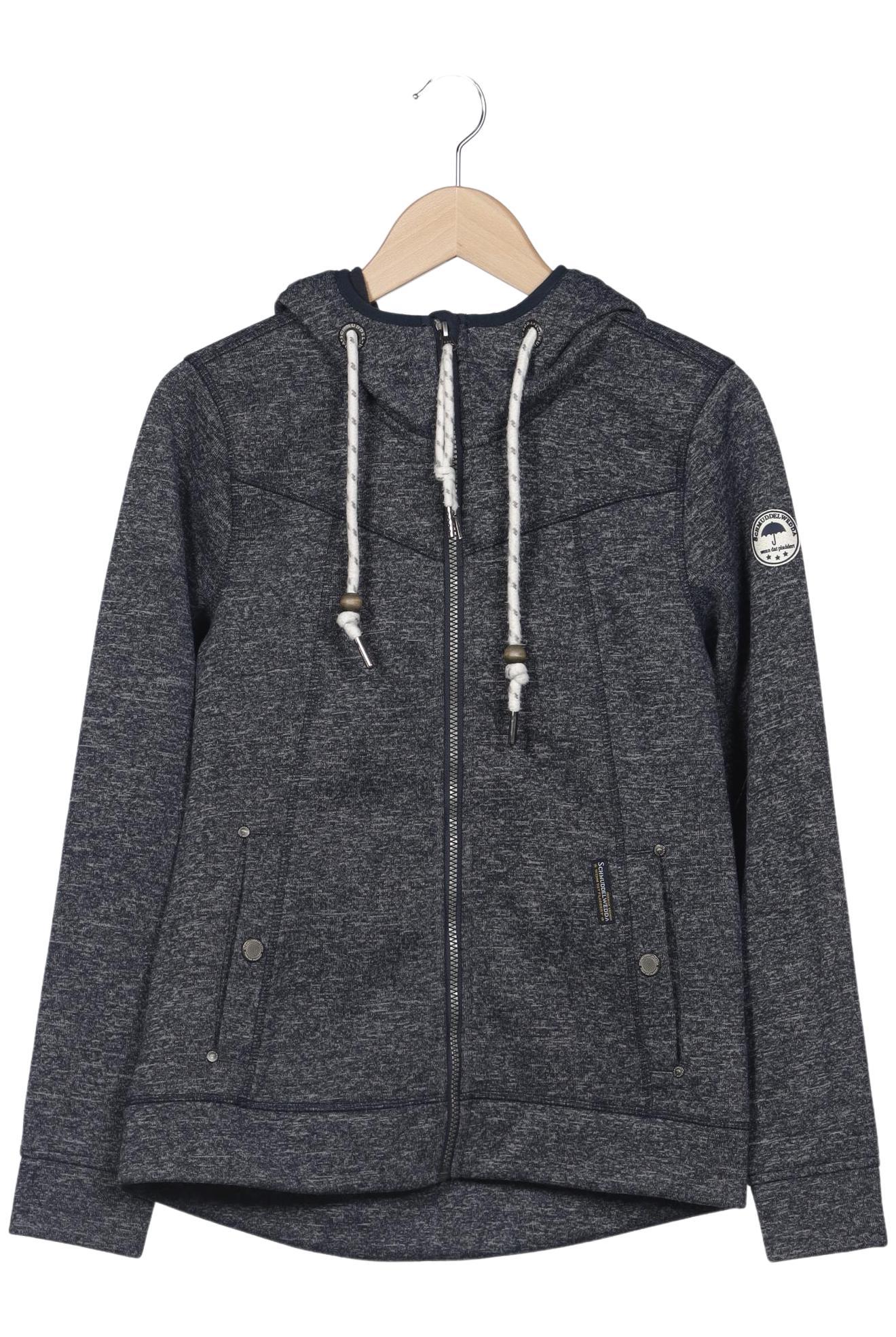 

Schmuddelwedda Damen Kapuzenpullover, grau, Gr. 34