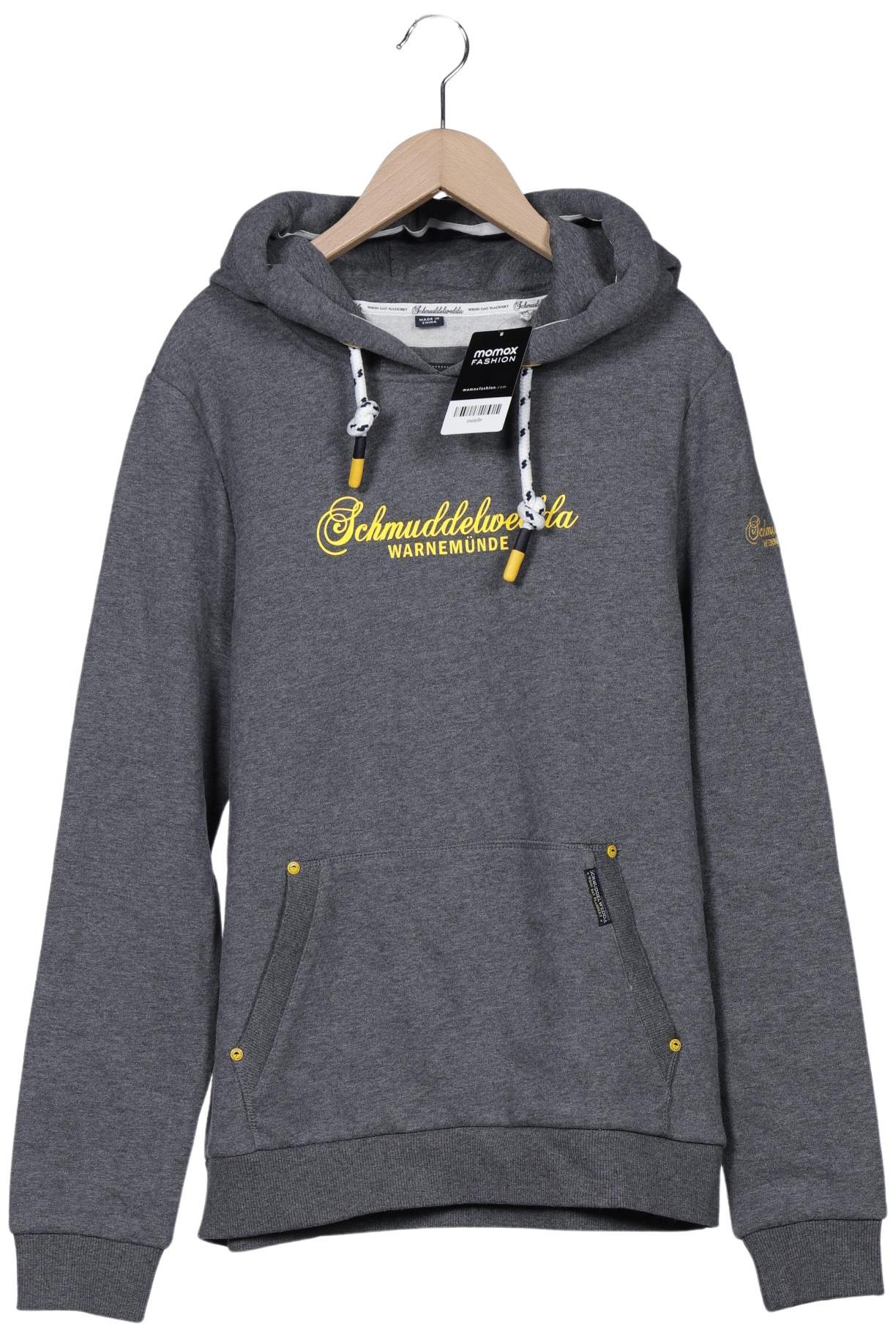 

Schmuddelwedda Damen Kapuzenpullover, grau, Gr. 42