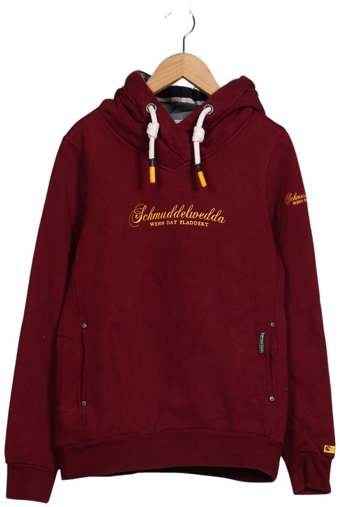 Thumbnail - Schmuddelwedda Damen Kapuzenpullover, bordeaux, Gr. 34