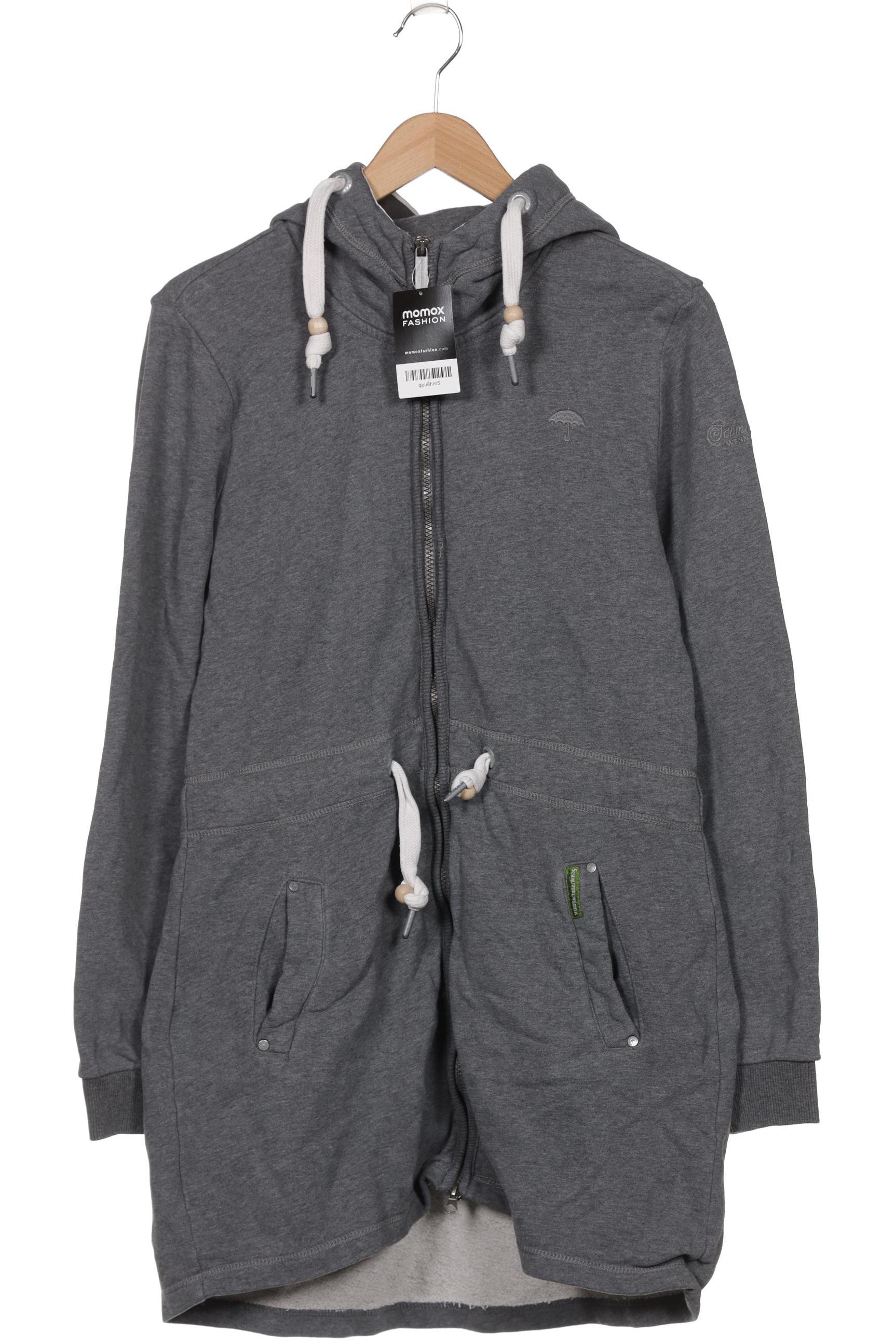 

Schmuddelwedda Damen Kapuzenpullover, grau, Gr. 38