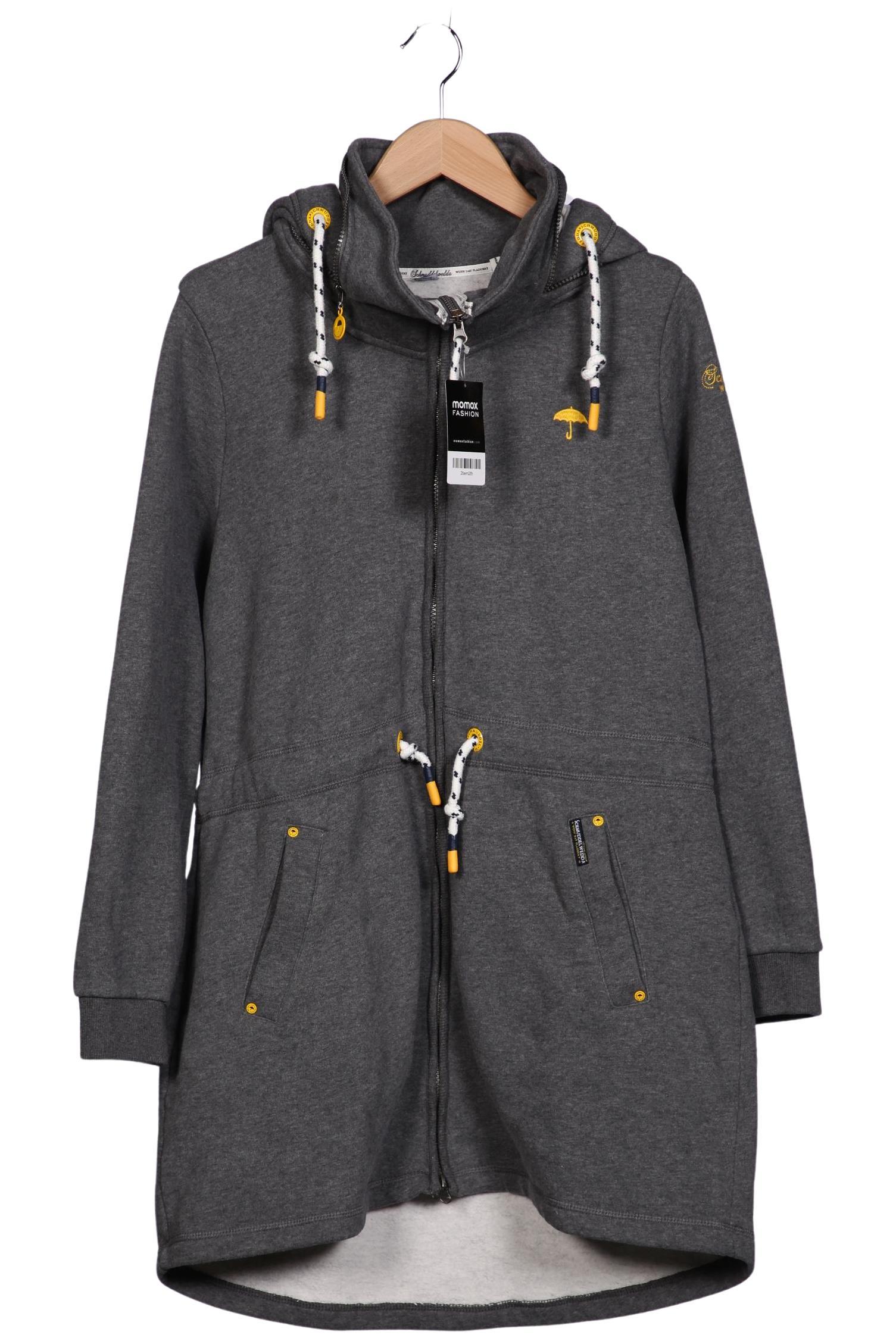 

Schmuddelwedda Damen Kapuzenpullover, grau, Gr. 44