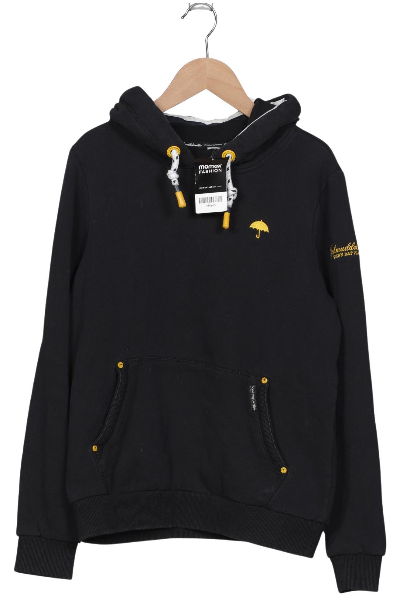 

Schmuddelwedda Damen Kapuzenpullover, schwarz, Gr. 38