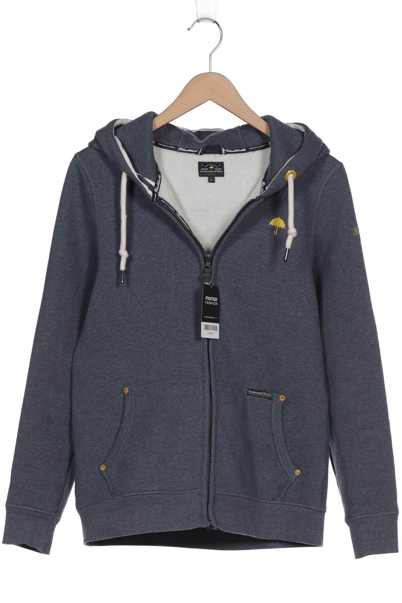 

Schmuddelwedda Damen Kapuzenpullover, blau, Gr. 42