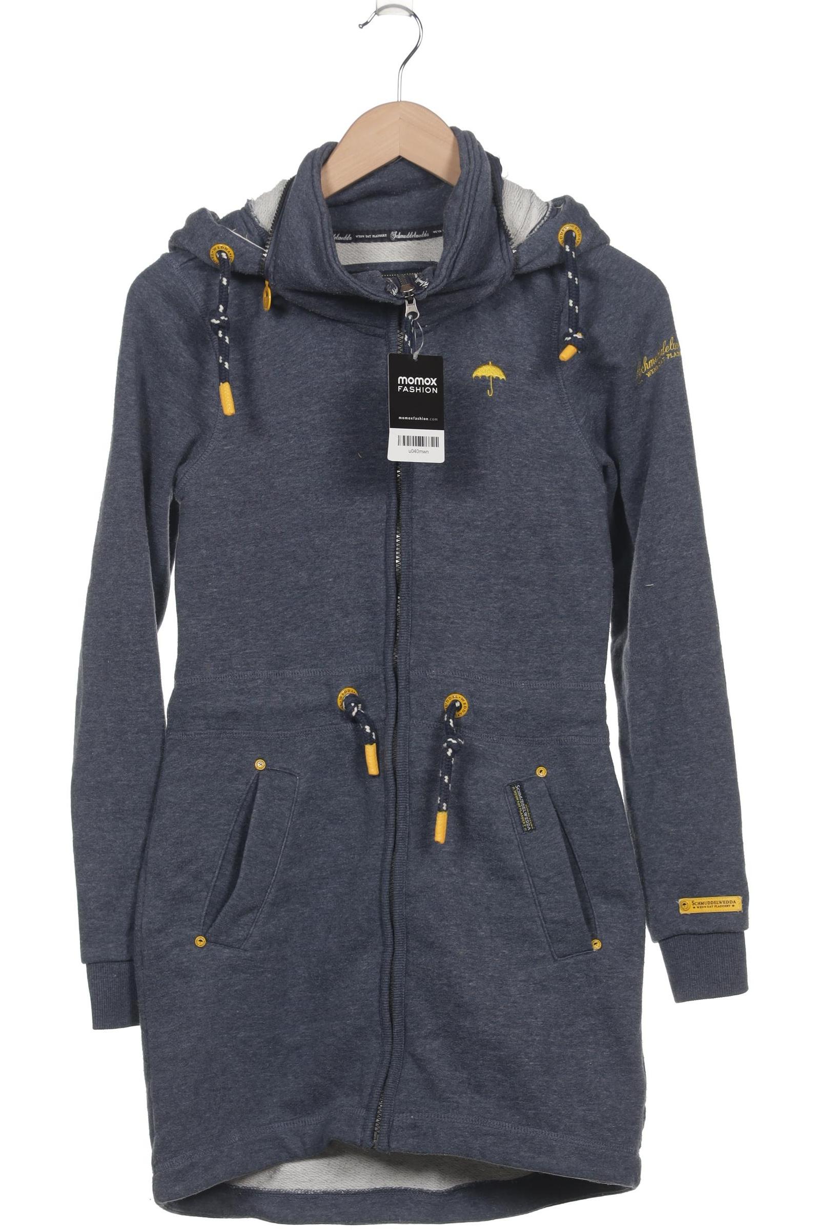 

Schmuddelwedda Damen Kapuzenpullover, blau, Gr. 34