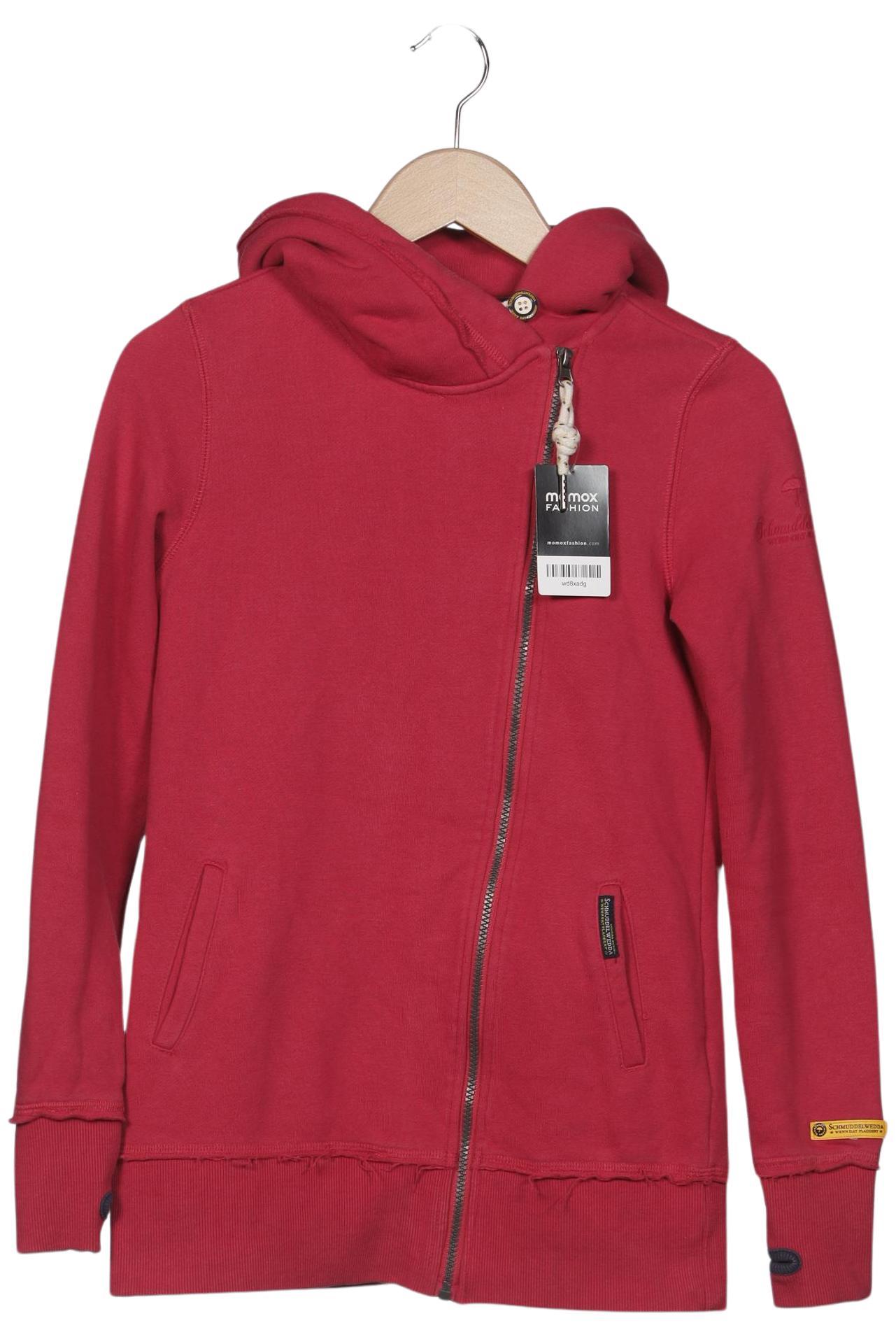 

Schmuddelwedda Damen Kapuzenpullover, rot, Gr. 34