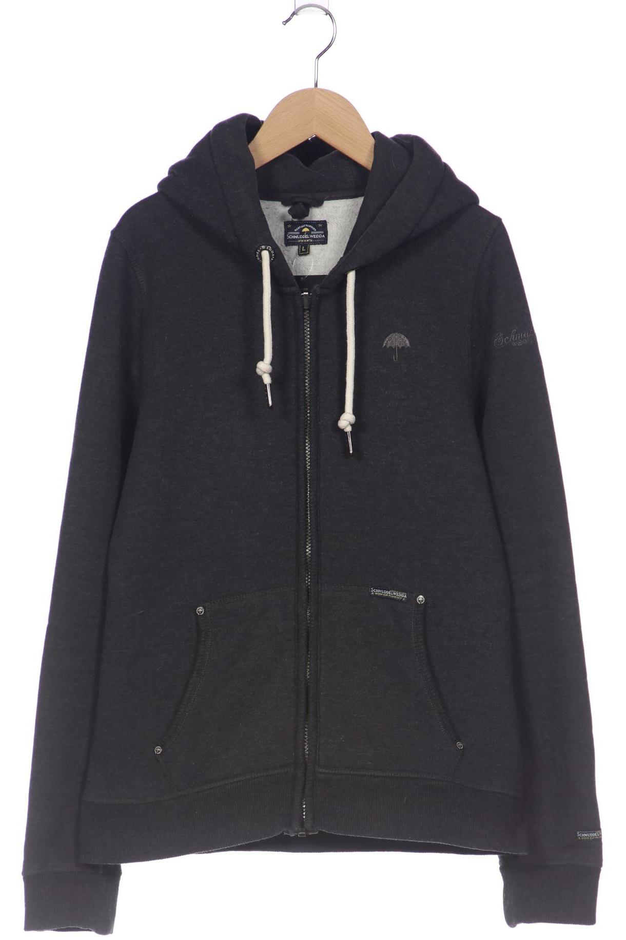 

Schmuddelwedda Damen Kapuzenpullover, grau, Gr. 42