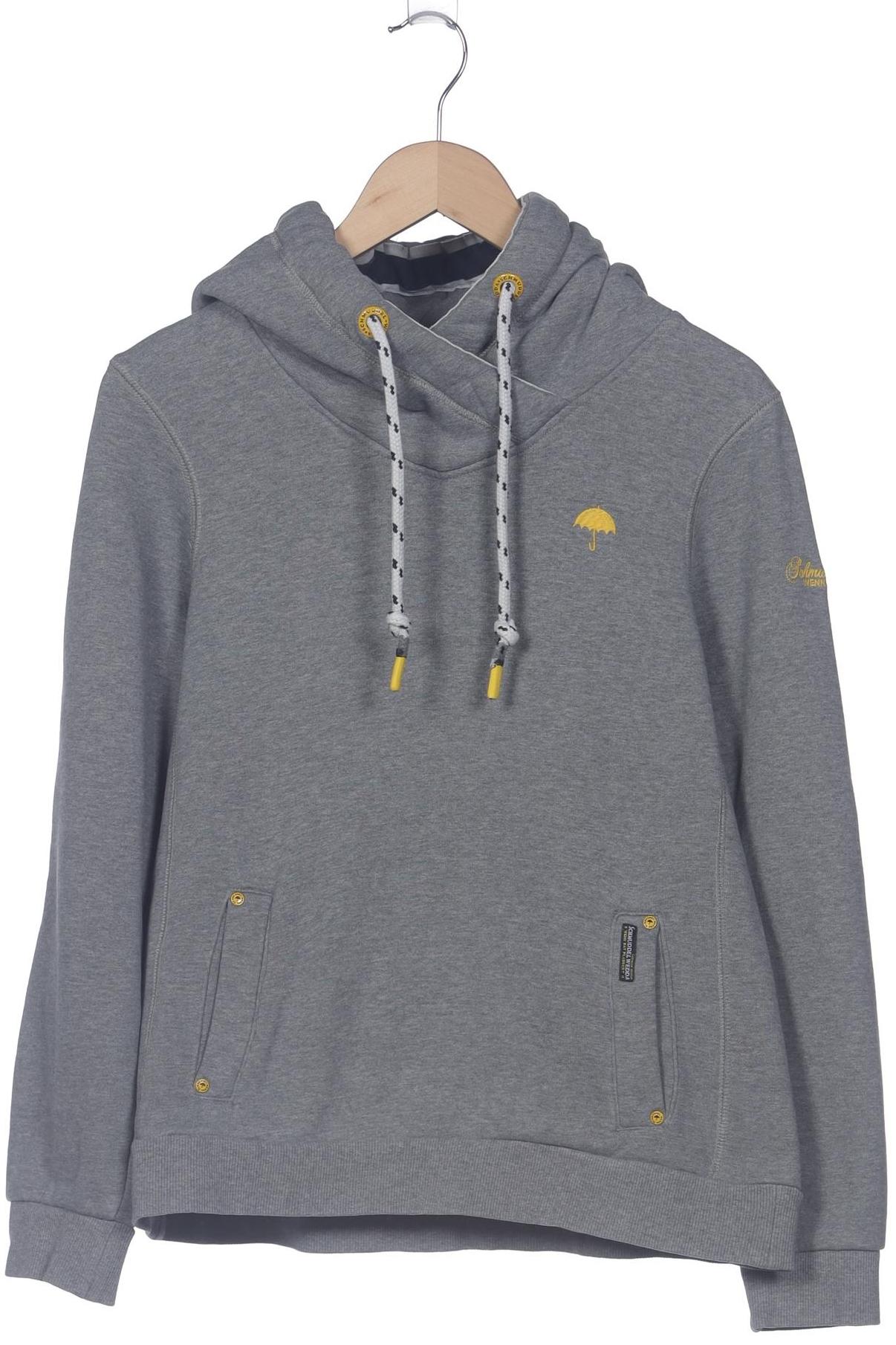 

Schmuddelwedda Damen Kapuzenpullover, grau, Gr. 38