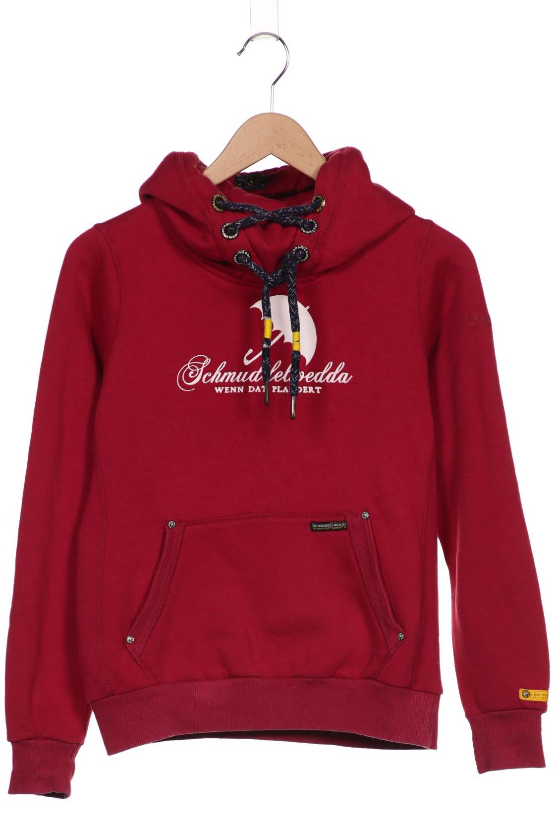

Schmuddelwedda Damen Kapuzenpullover, rot, Gr. 34